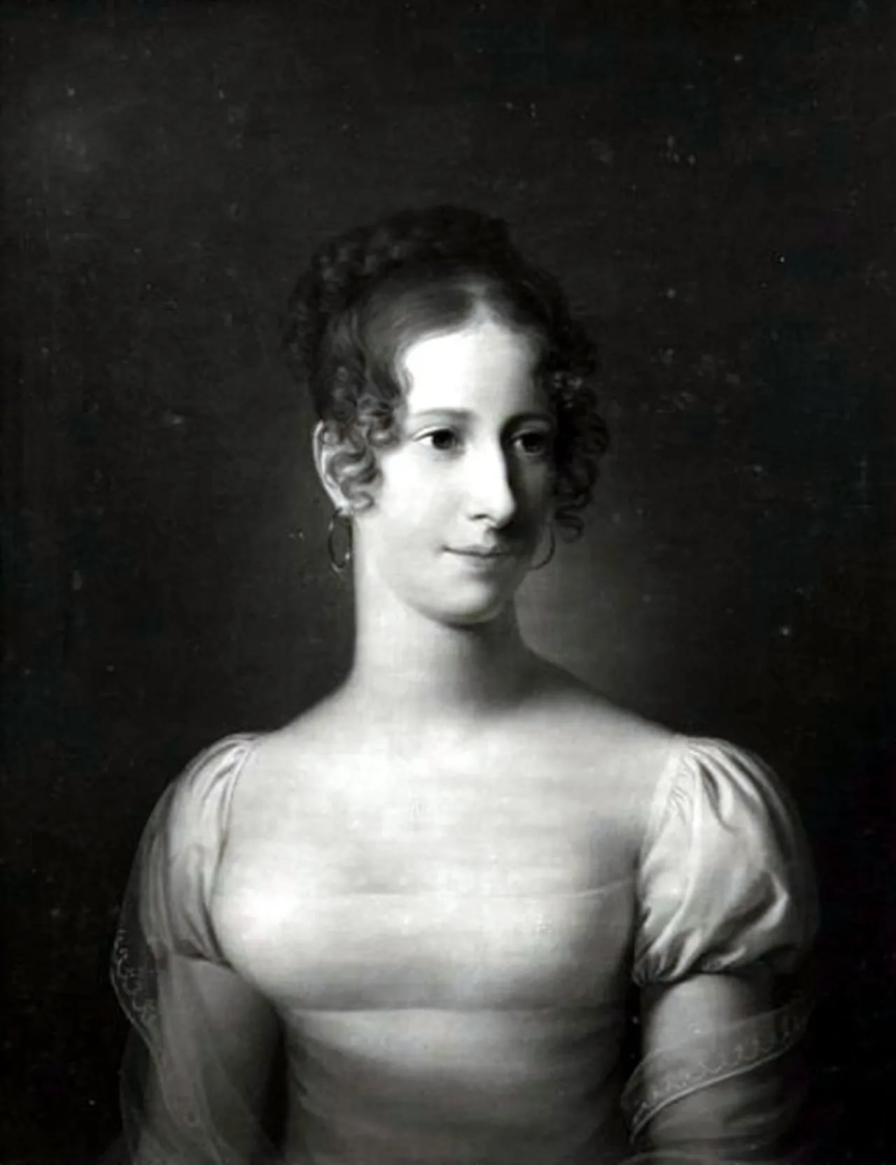 Portrait of Louise Sophie Danneskiold-Samsøe (1796–1867) – memorial page