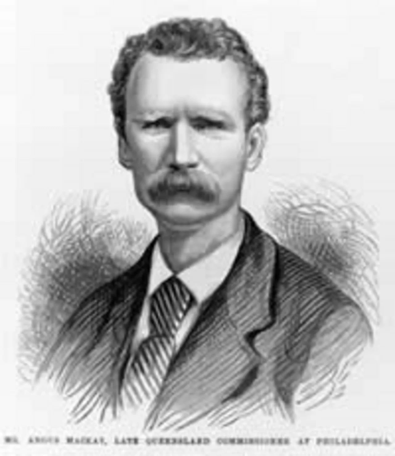 Porträt von Angus Mackay (1834–1910) – Gedenkseite
