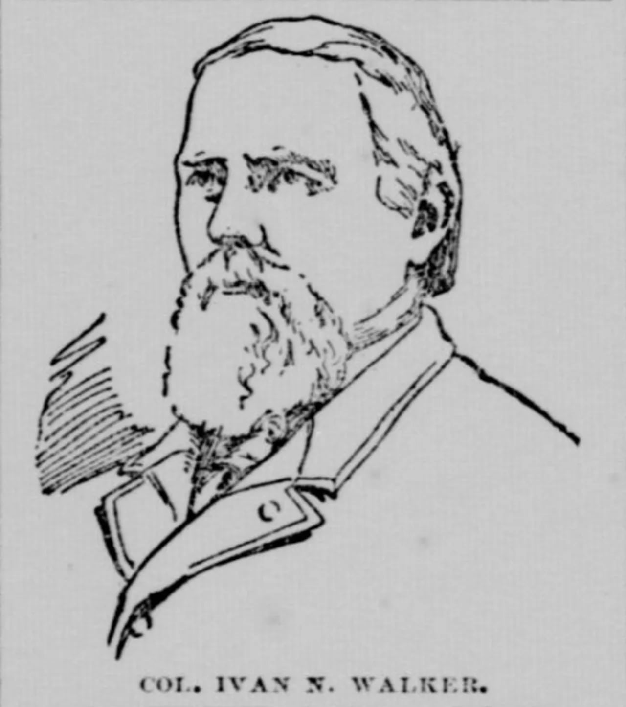 Portrait of Ivan N. Walker (1839–1905) – memorial page