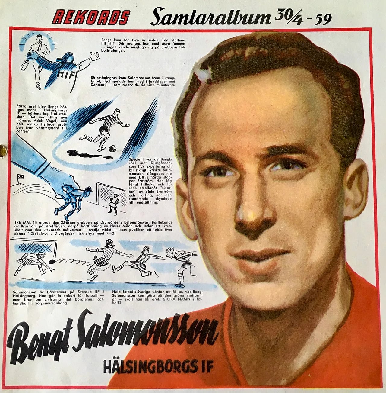 Porträt von Bengt Salomonsson (1935–1994) – Gedenkseite