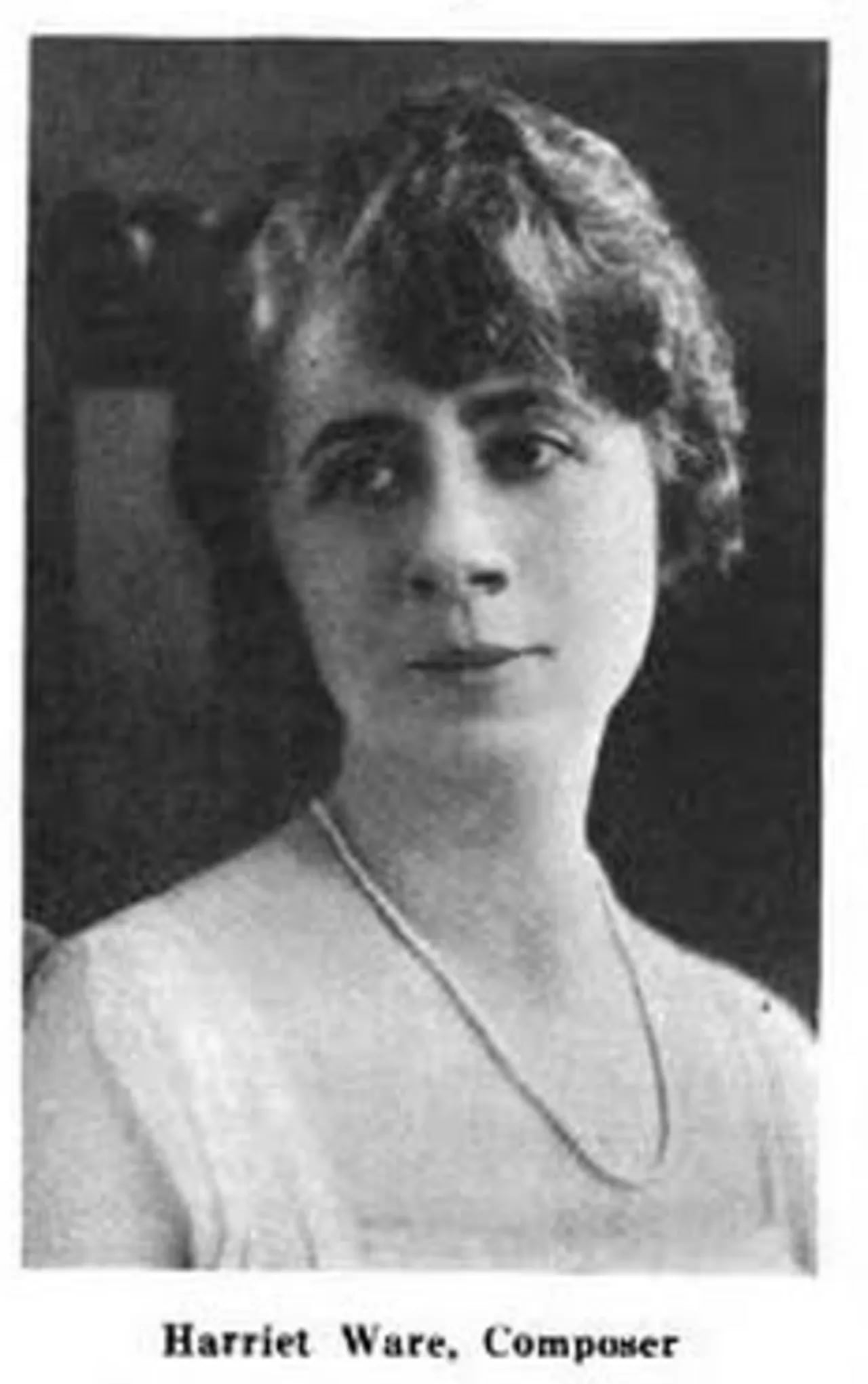 Portrait of Harriet Ware (1877–1962) – memorial page