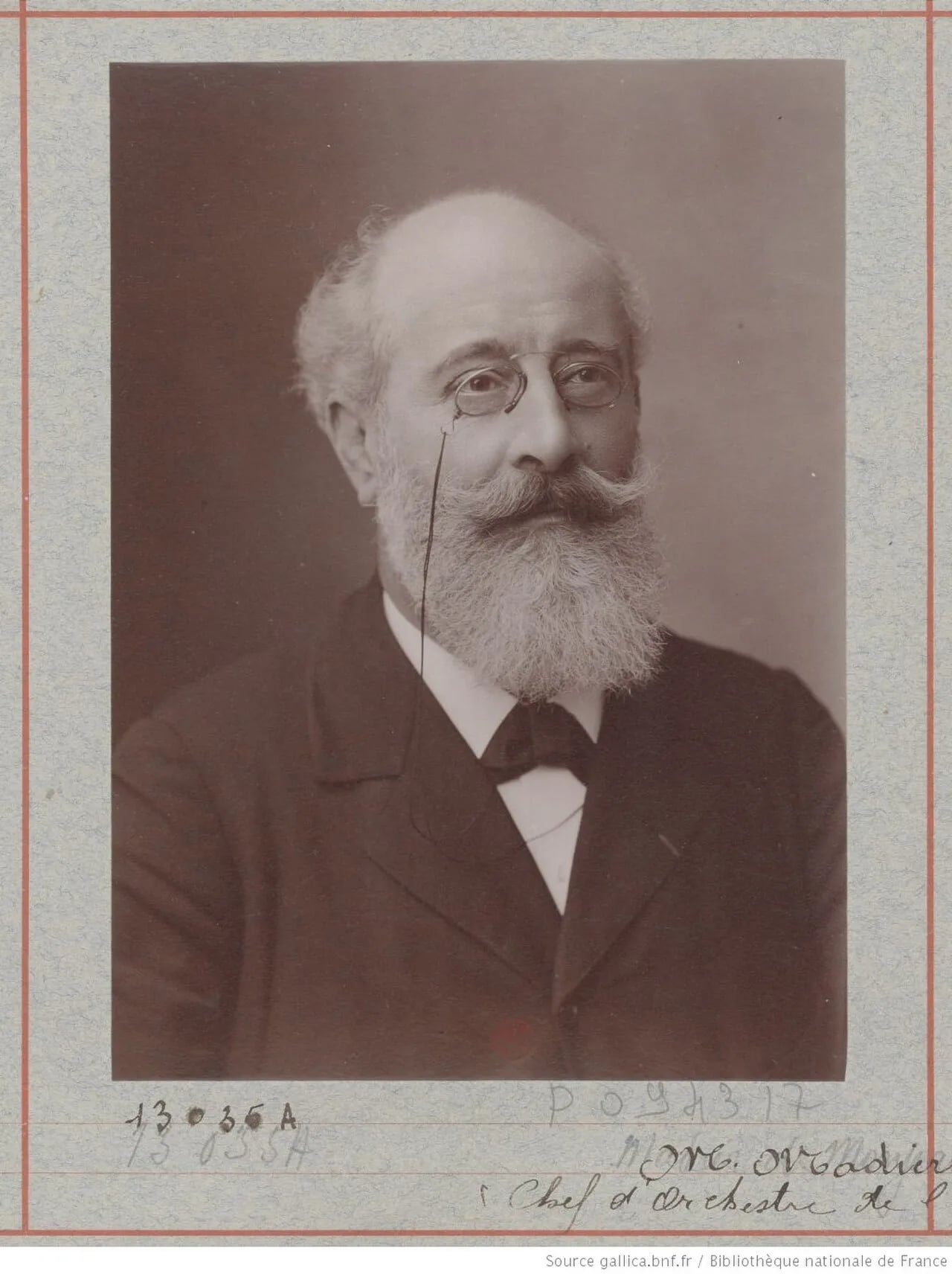 Porträt von Raoul Madier de Montjaux (1841–1909) – Gedenkseite