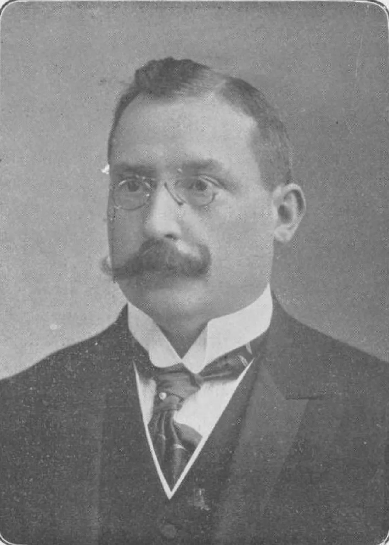 Porträt von Adrianus Cornelis Antonie van Vuuren (1865–1932) – Gedenkseite