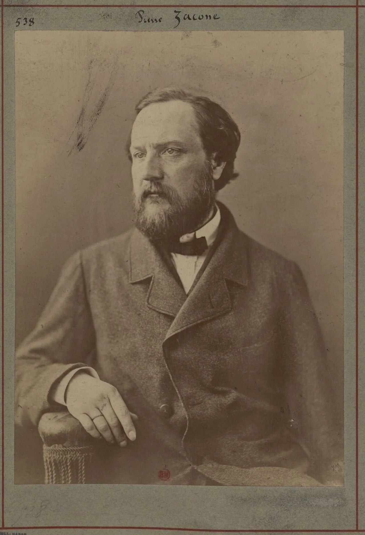 Porträt von Pierre Zaccone (1818–1895) – Gedenkseite
