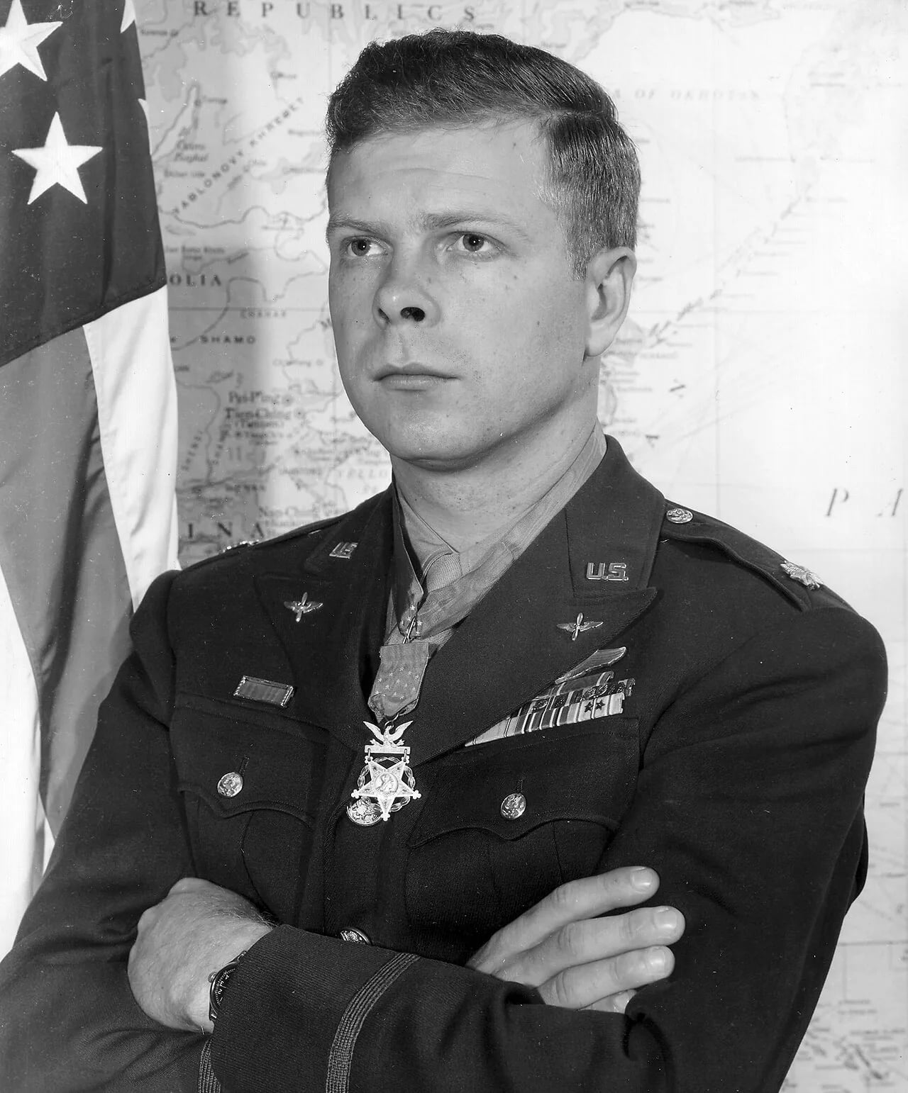 Portrait of Richard Bong (1920–1945) – memorial page