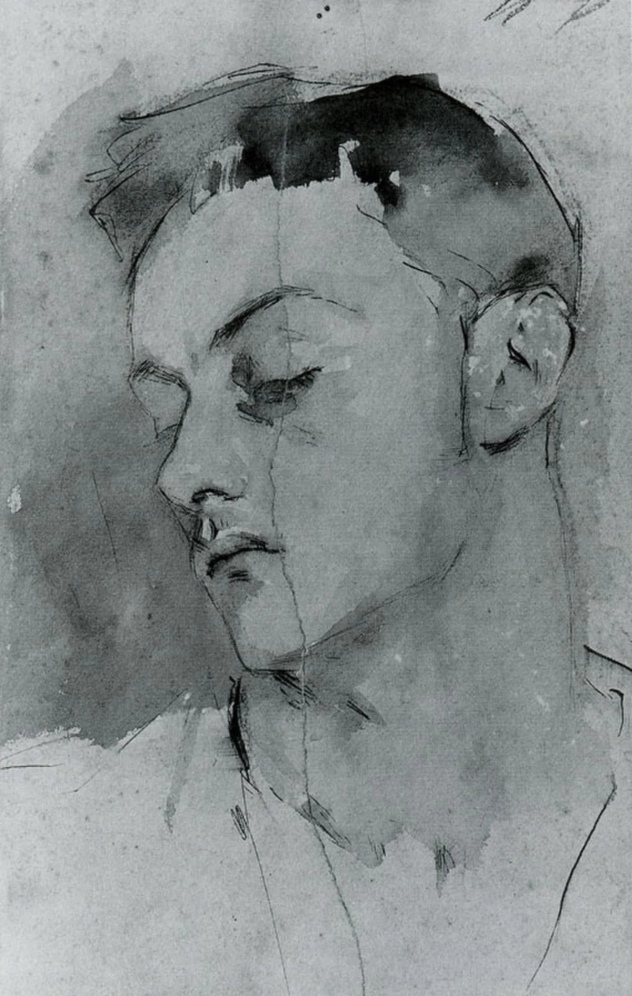 Portrait of Albert de Belleroche (1864–1944) – memorial page