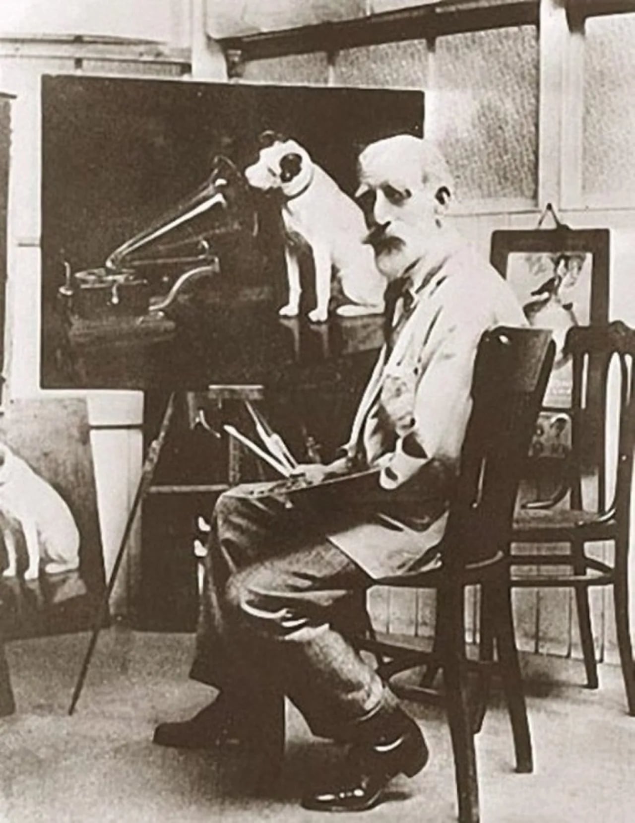 Portrait of Francis Barraud (1856–1924) – memorial page