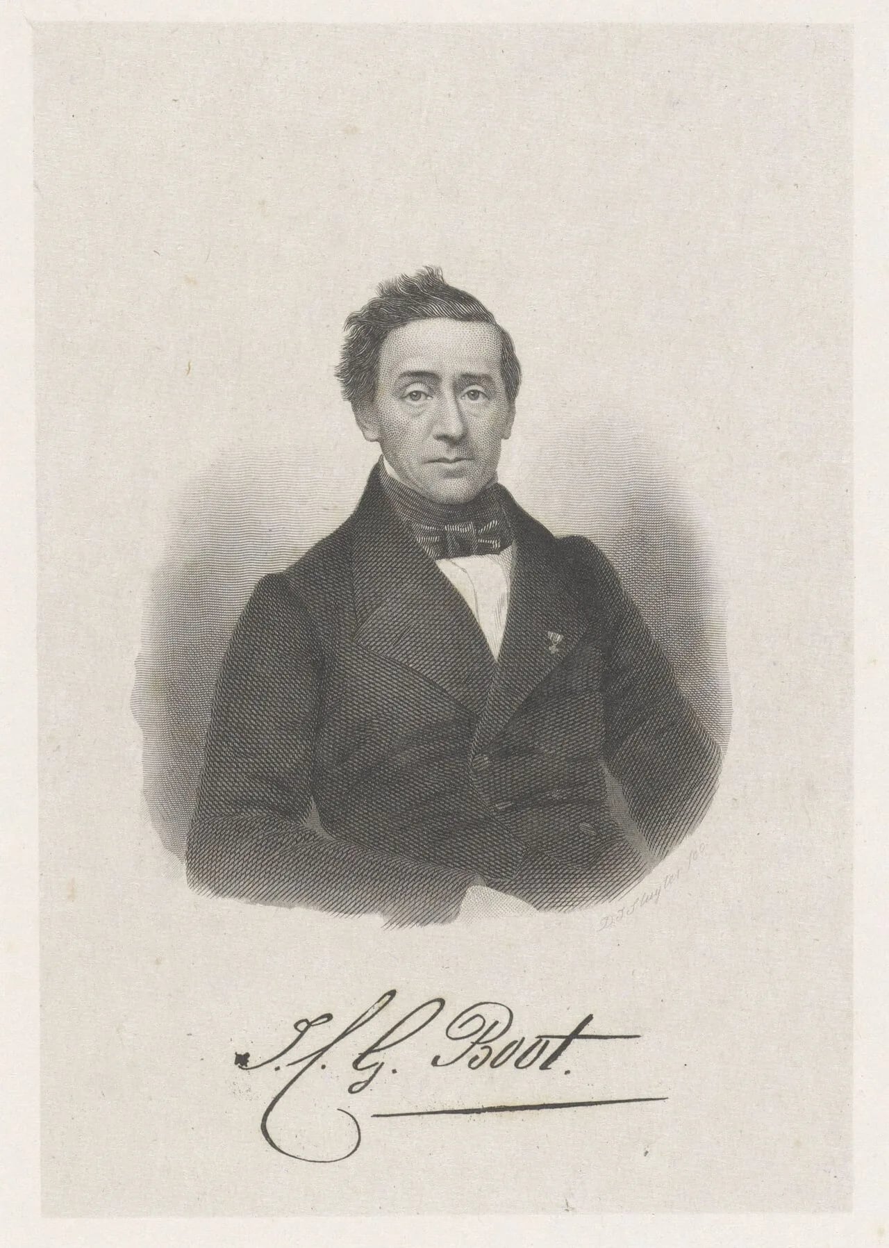 Portrait of Johannes Cornelius Gerardus Boot (1811–1901) – memorial page