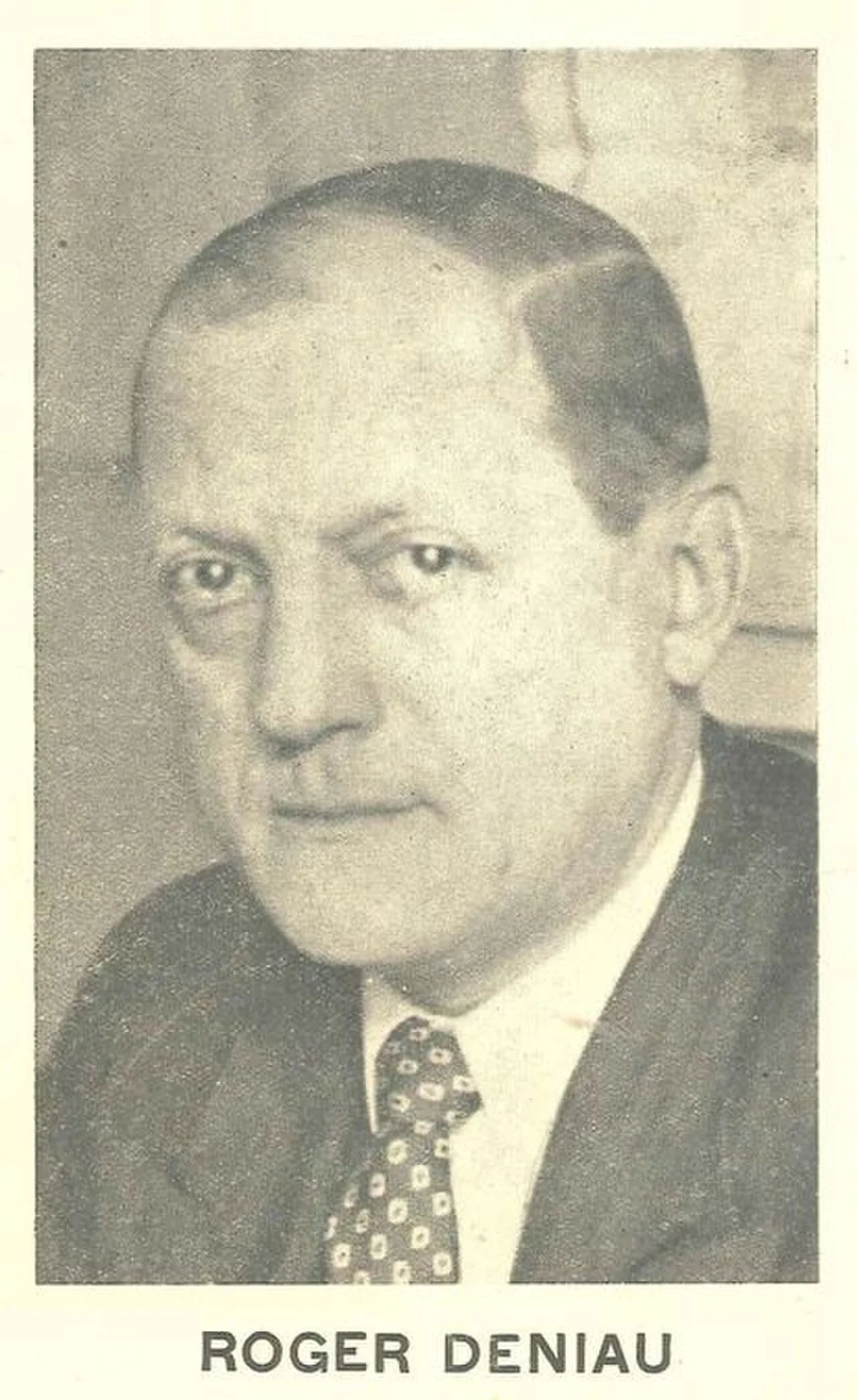 Portrait of Roger Deniau (1899–1971) – memorial page