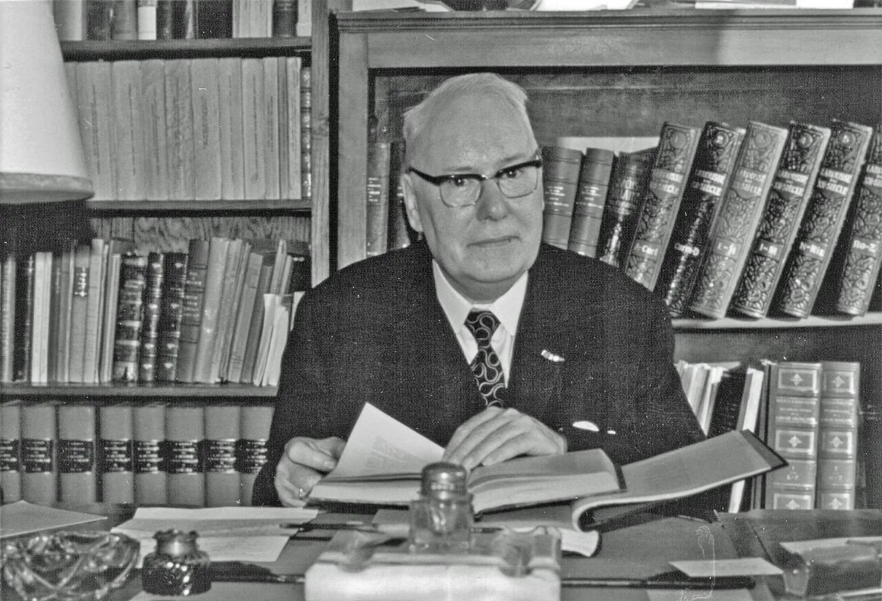 Porträt von Omer Jodogne (1908–1996) – Gedenkseite