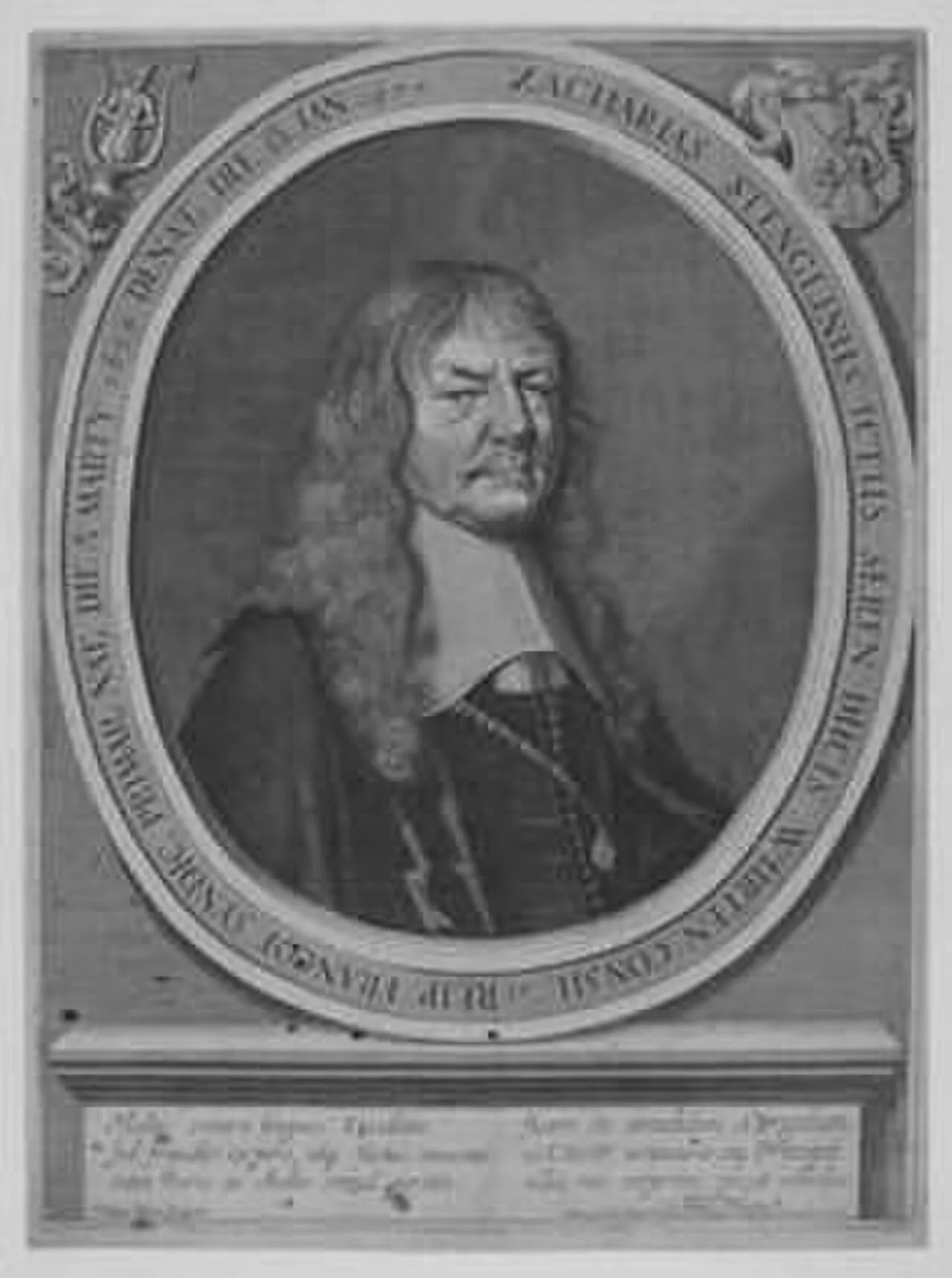 Portrait of Zacharias Stenglin (1604–1674) – memorial page