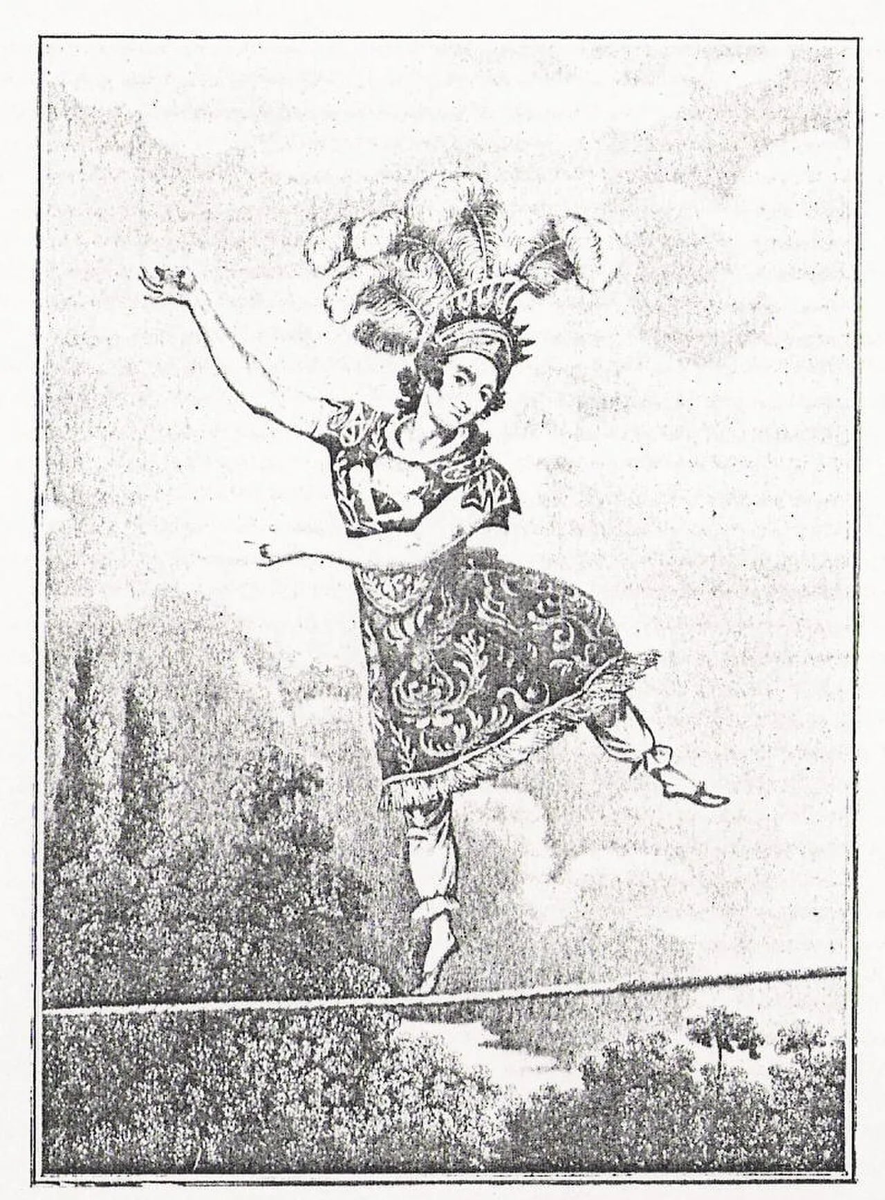 Porträt von Madame Saqui (1786–1866) – Gedenkseite