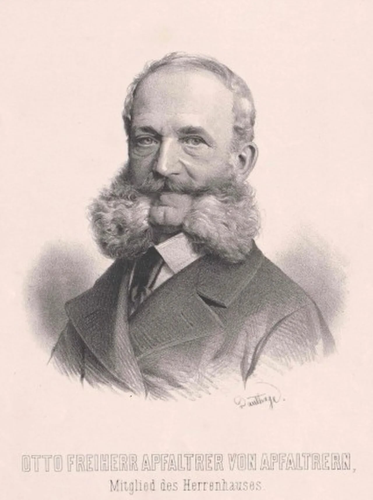 Portrait of Otto Apfaltrer von Apfaltrern (1823–1905) – memorial page