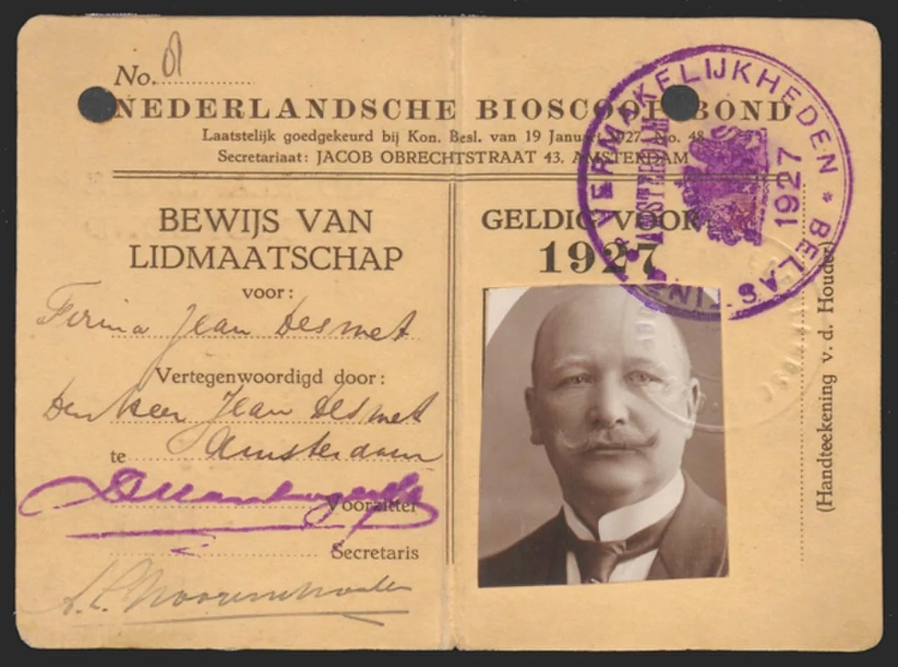 Portrait of Jean Desmet (1875–1956) – memorial page