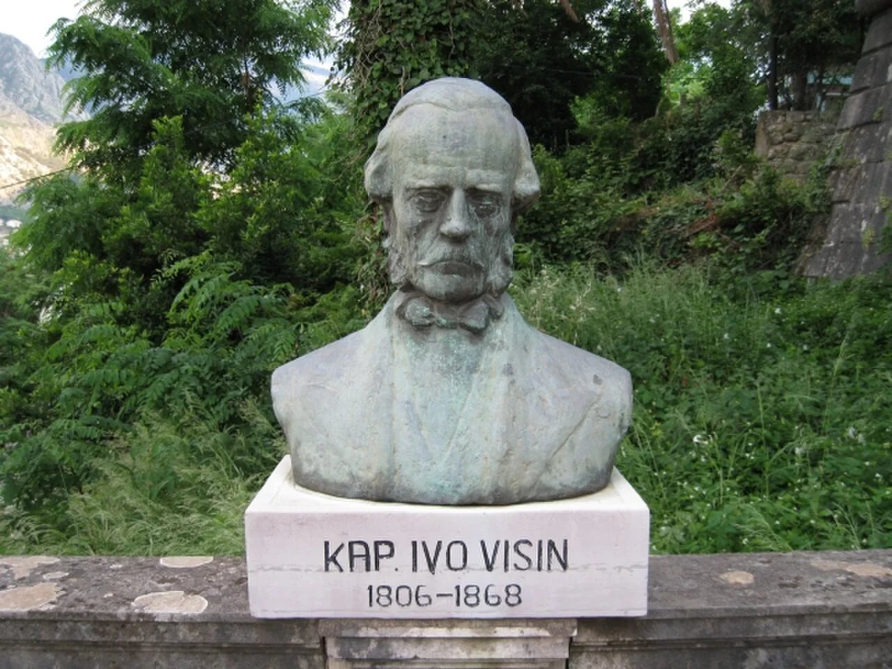 Porträt von Giovanni Visin (1806–1868) – Gedenkseite