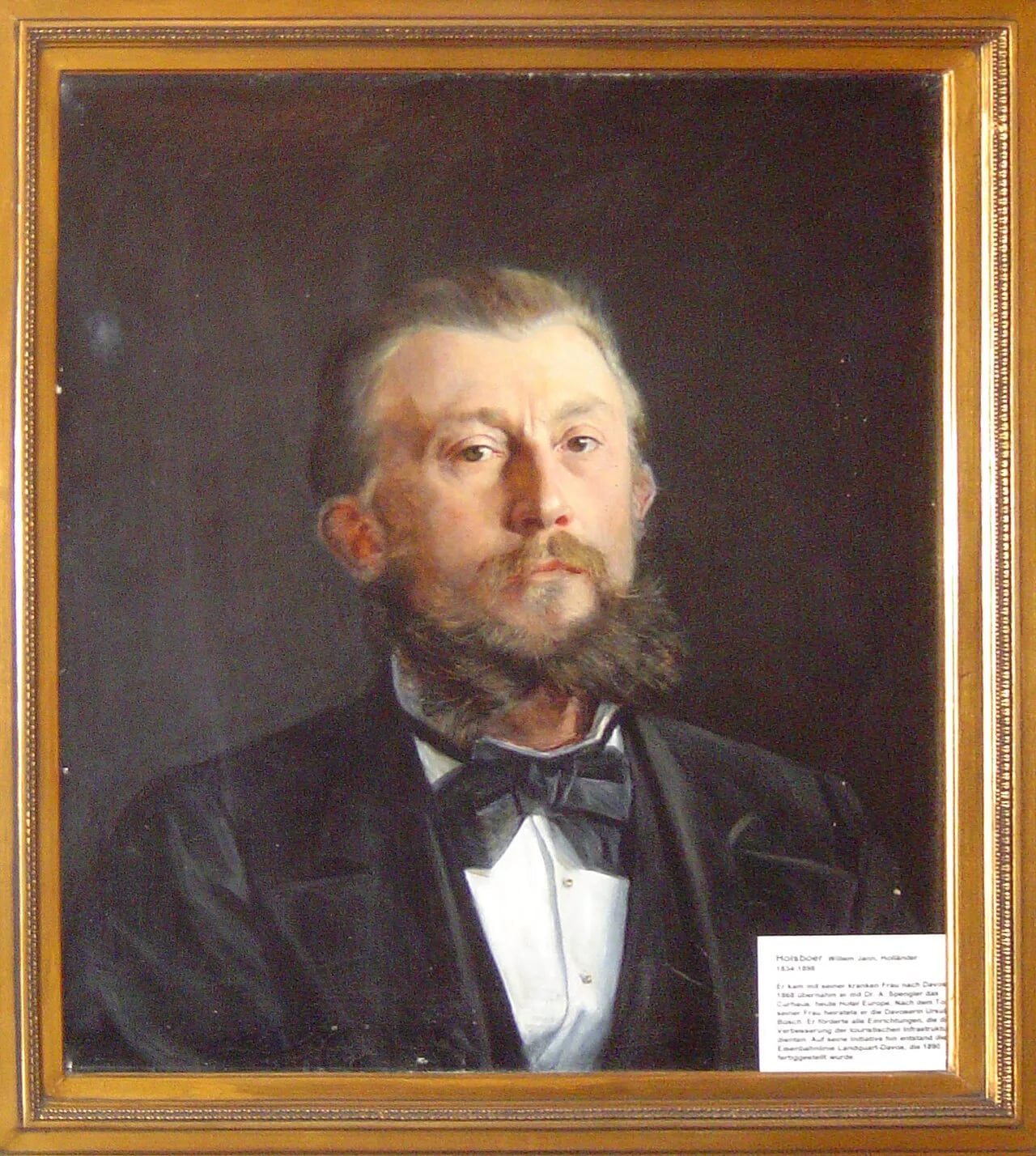 Porträt von Willem Jan Holsboer (1834–1898) – Gedenkseite