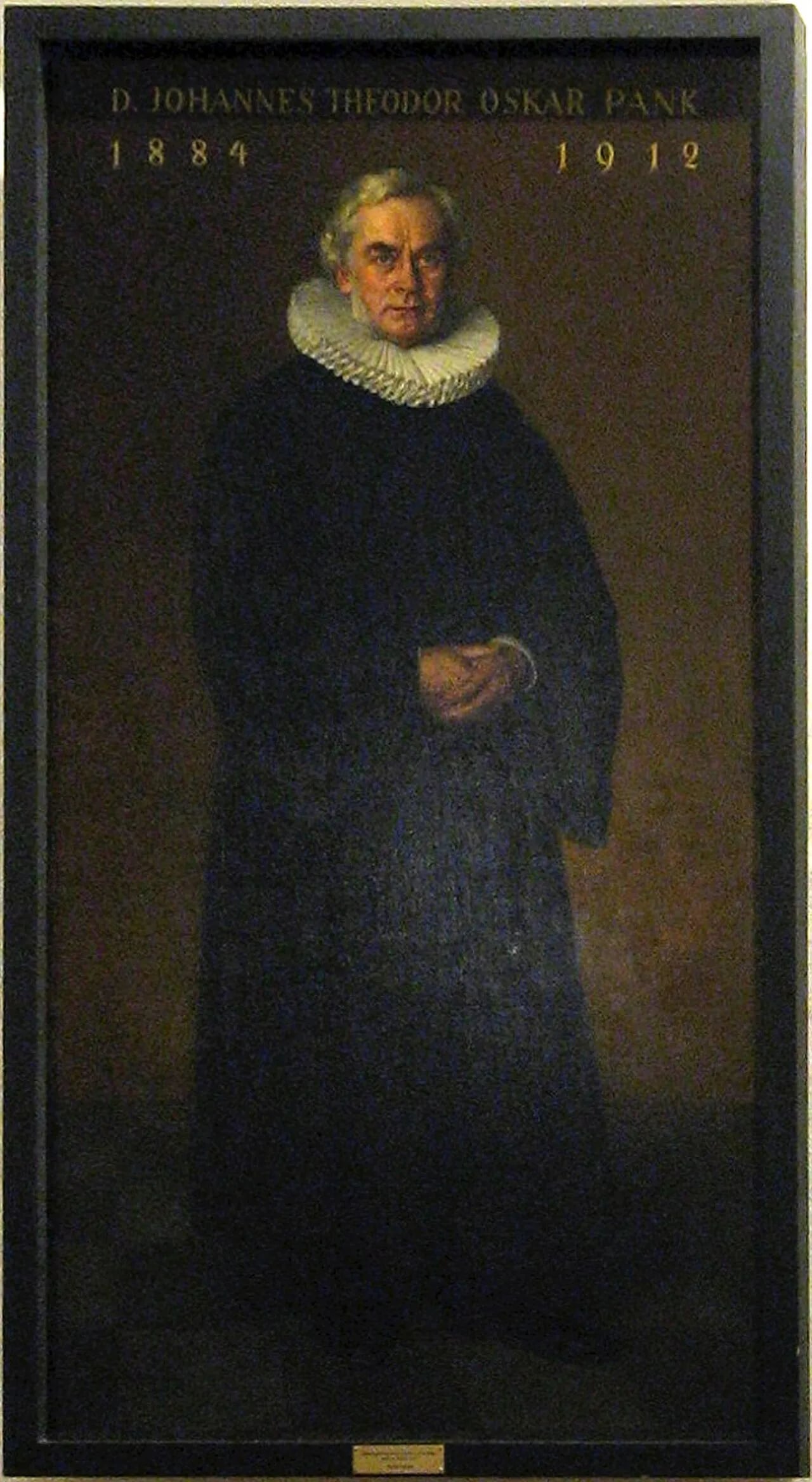 Porträt von Oskar Pank (1838–1926) – Gedenkseite