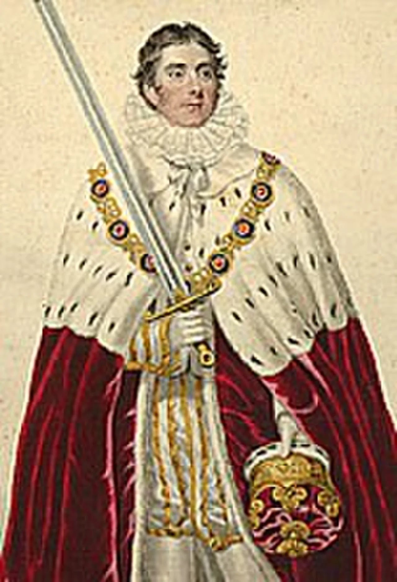 Porträt von Henry Pelham Fiennes Pelham Clinton of Newcastle (1785–1851) – Gedenkseite