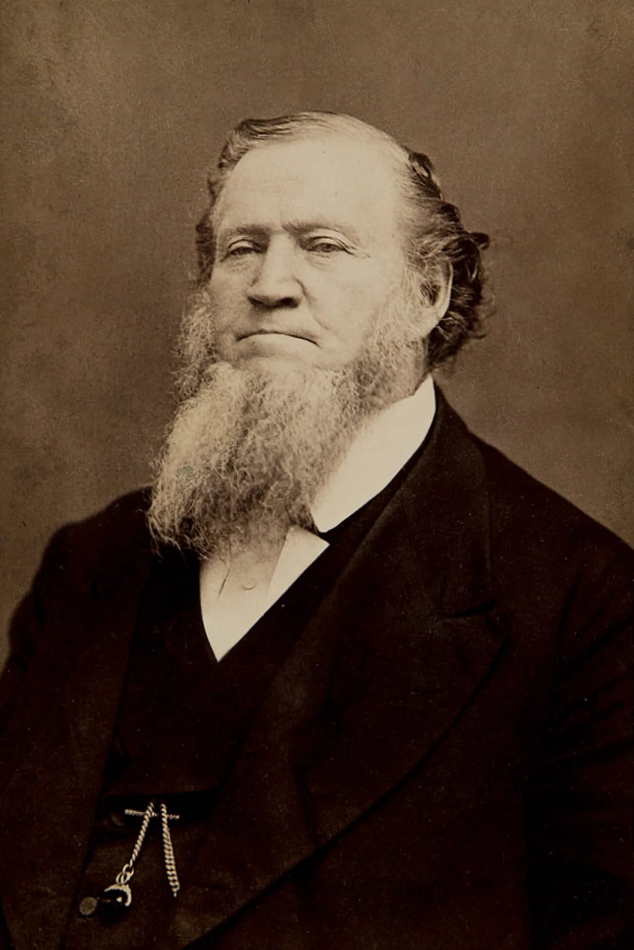 Porträt von Brigham Young (1801–1877) – Gedenkseite