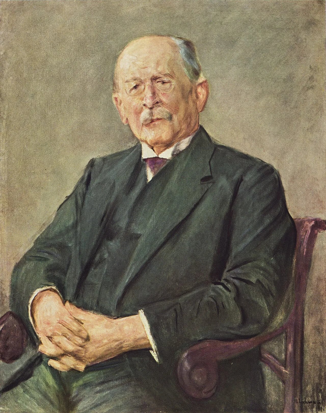 Portrait of Otto Gerstenberg (1848–1935) – memorial page