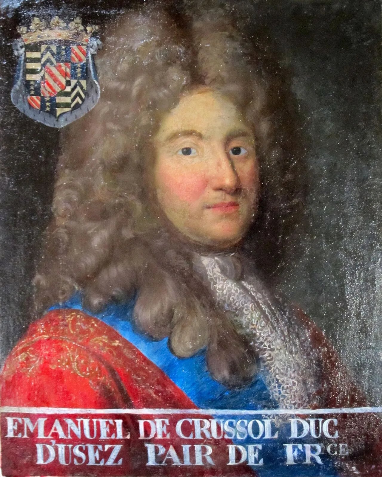 Porträt von Emmanuel II de Crussol (1642–1692) – Gedenkseite