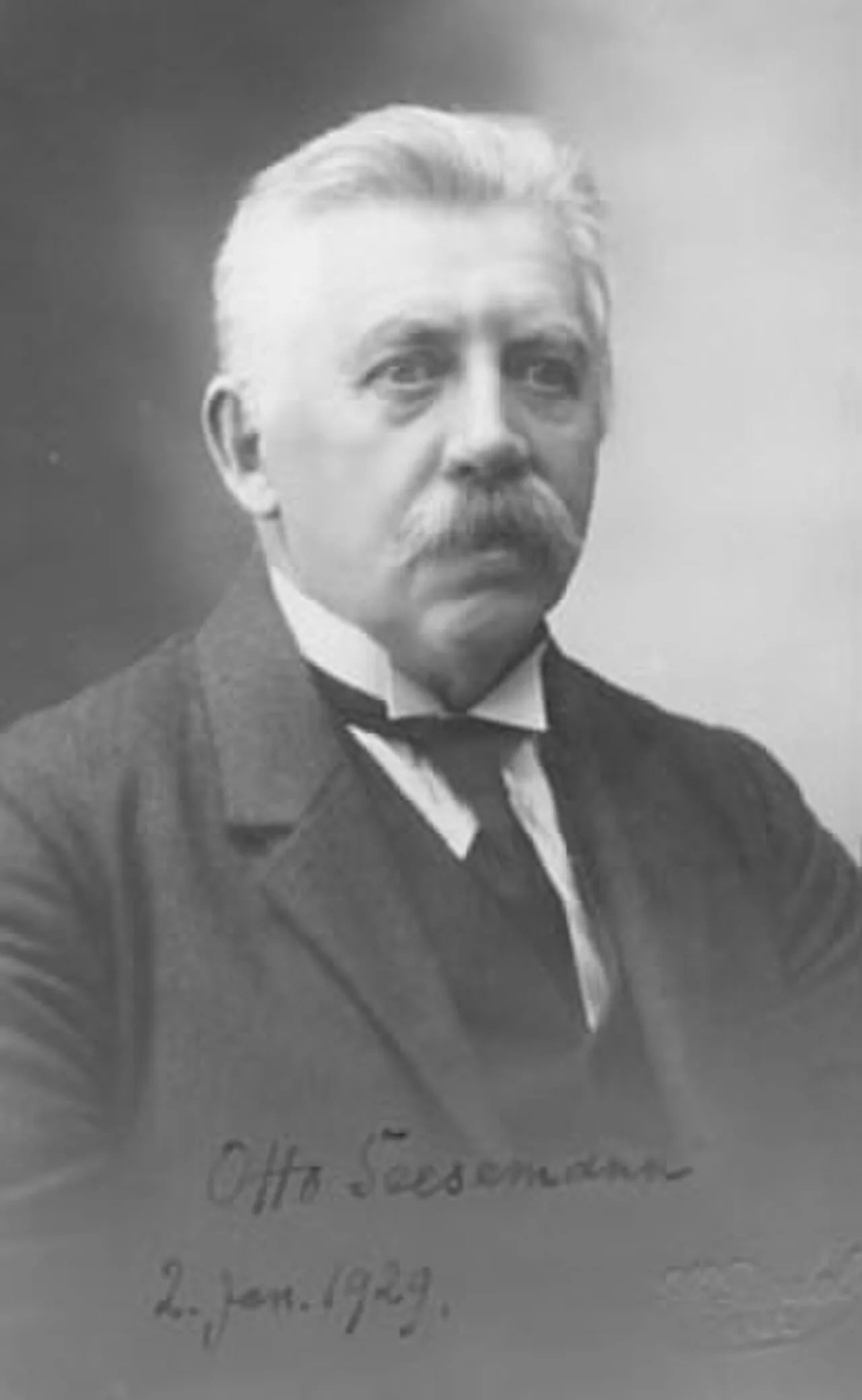Portrait of Otto Seesemann (1866–1945) – memorial page