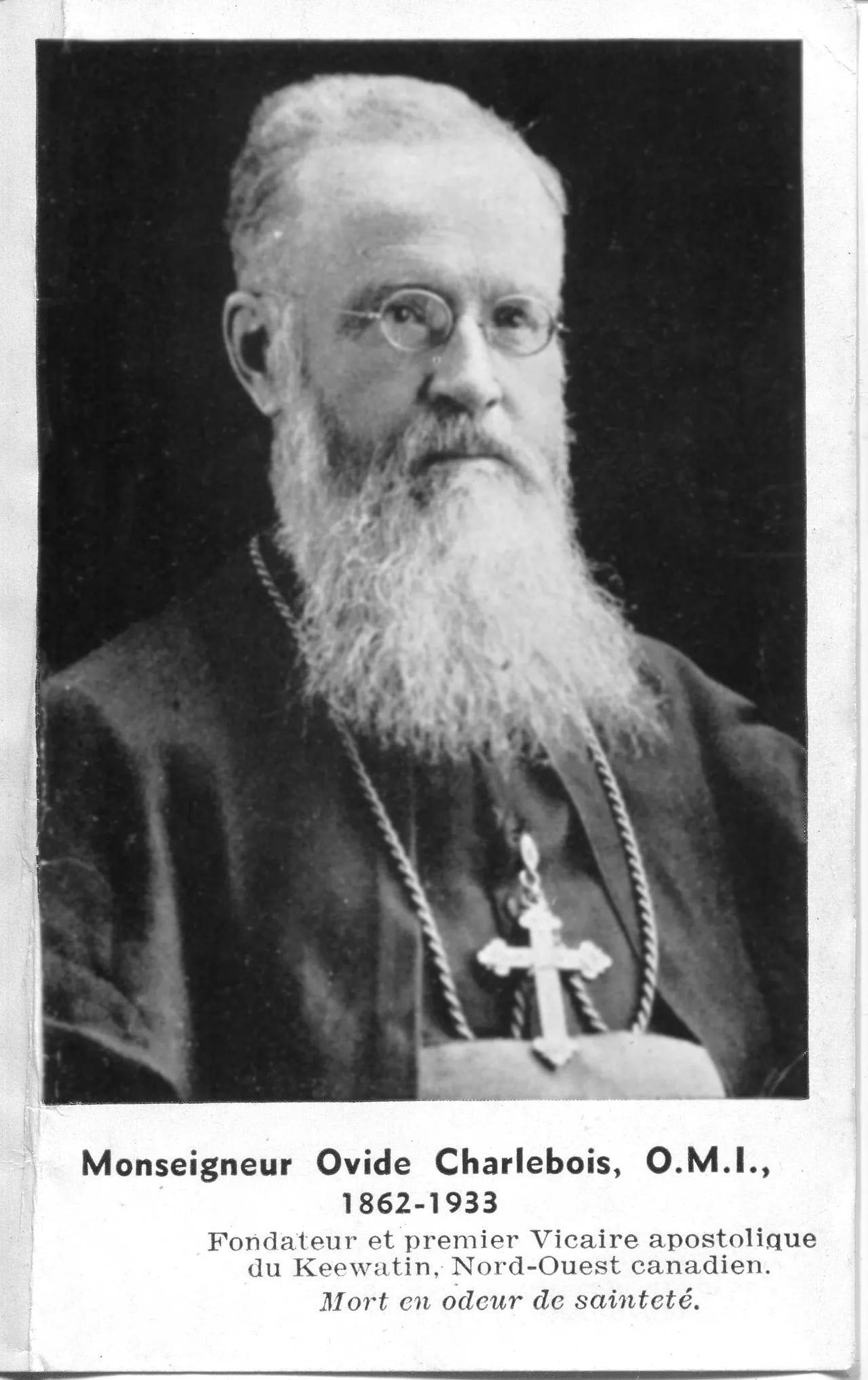 Porträt von Ovid Charlebois (1862–1933) – Gedenkseite