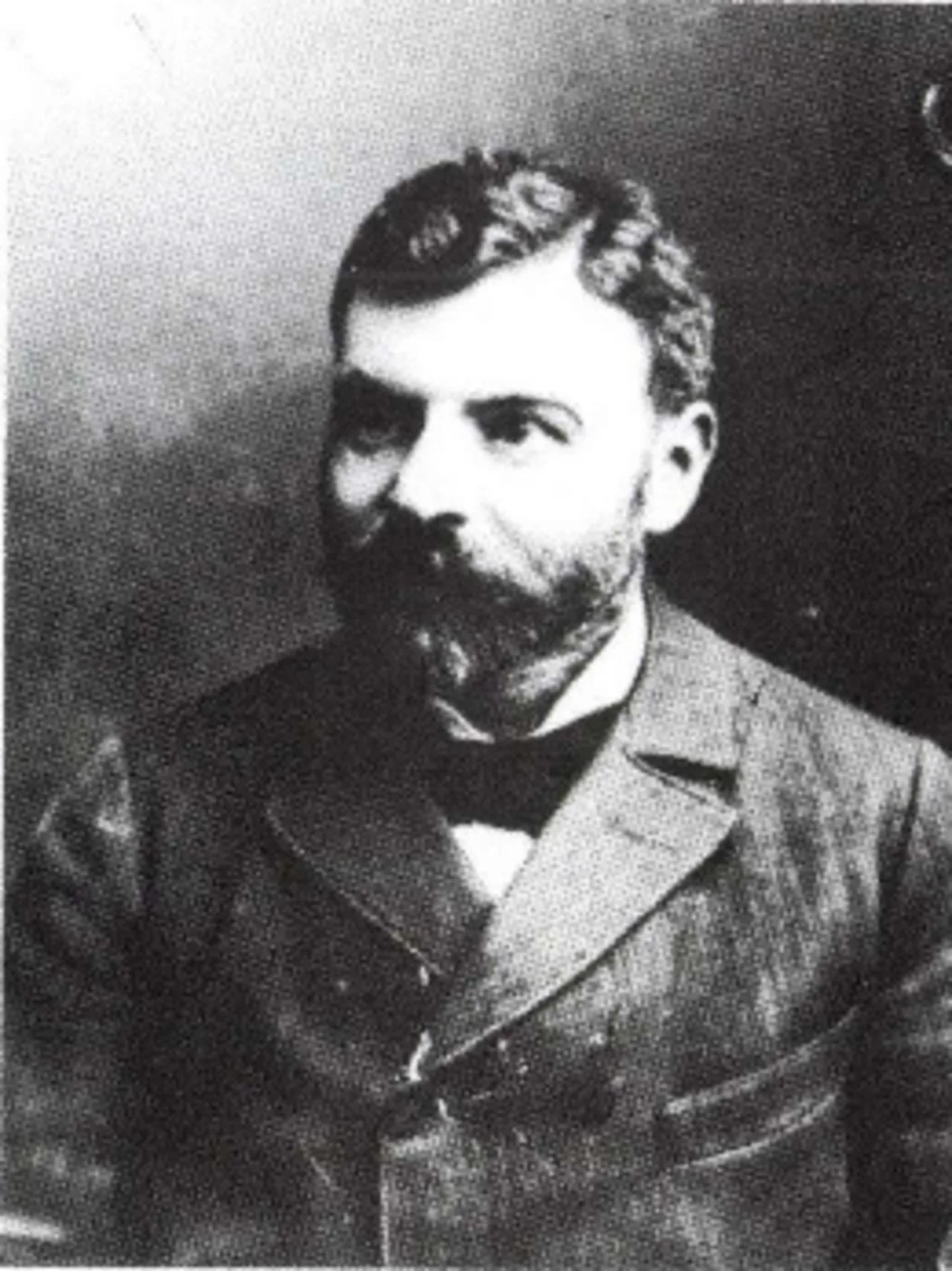 Porträt von Simon Bauer (1851–1897) – Gedenkseite