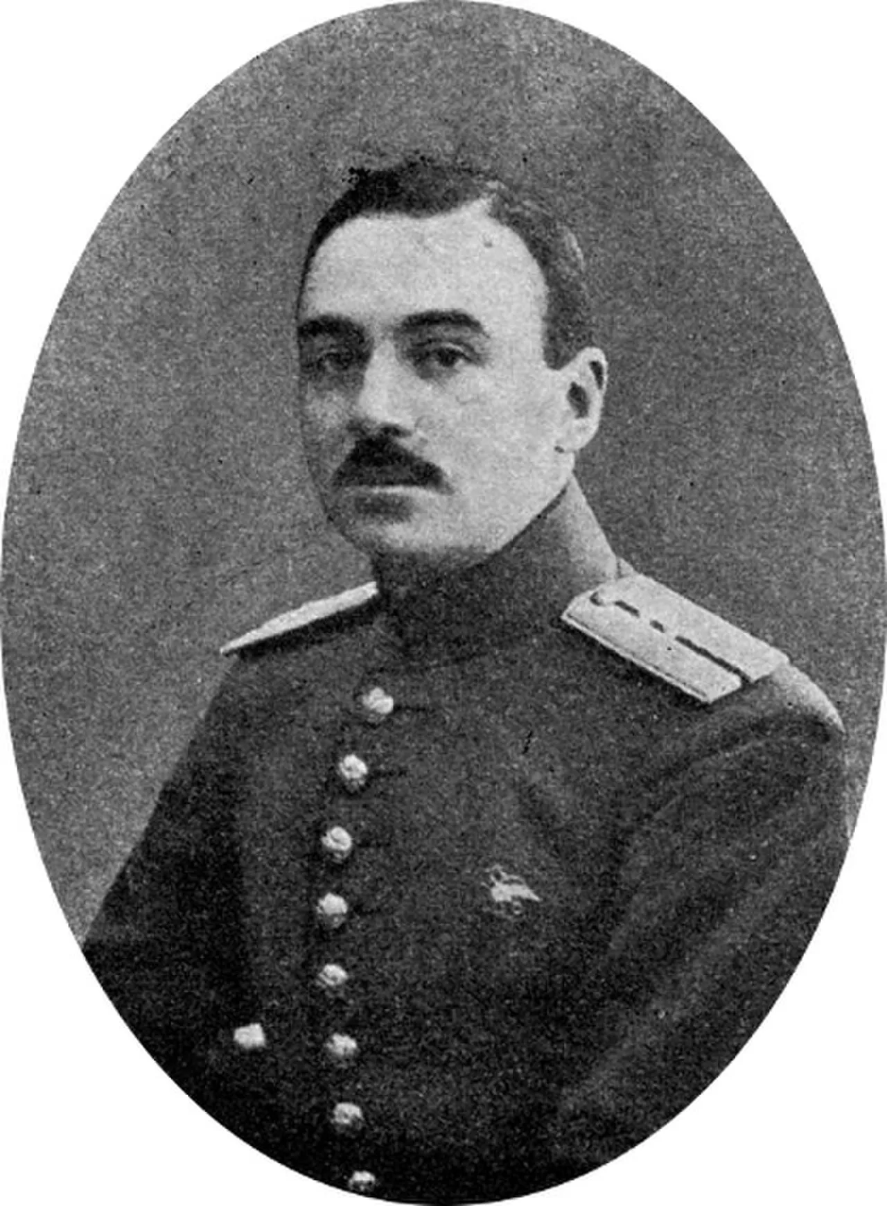 Porträt von Dmitry Vladimirovich Surovtsev (1882–1914) – Gedenkseite