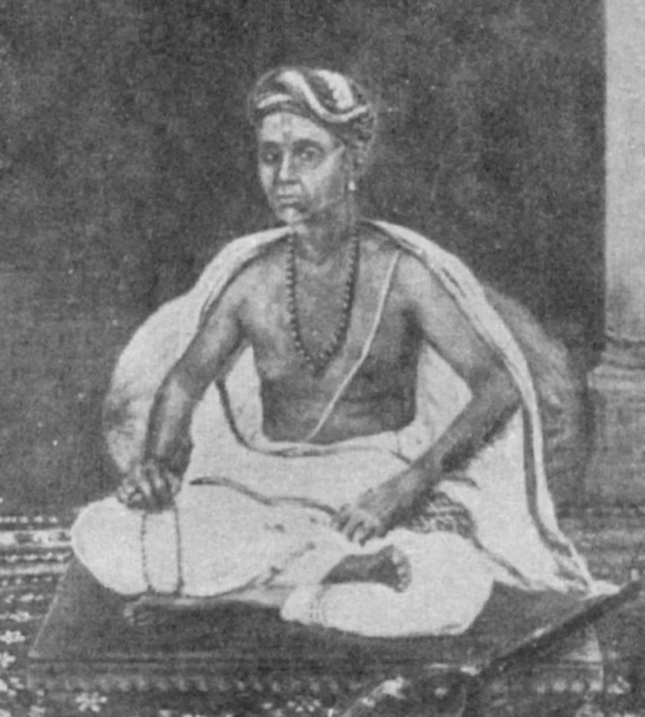 Porträt von Tyagaraja (1767–1847) – Gedenkseite