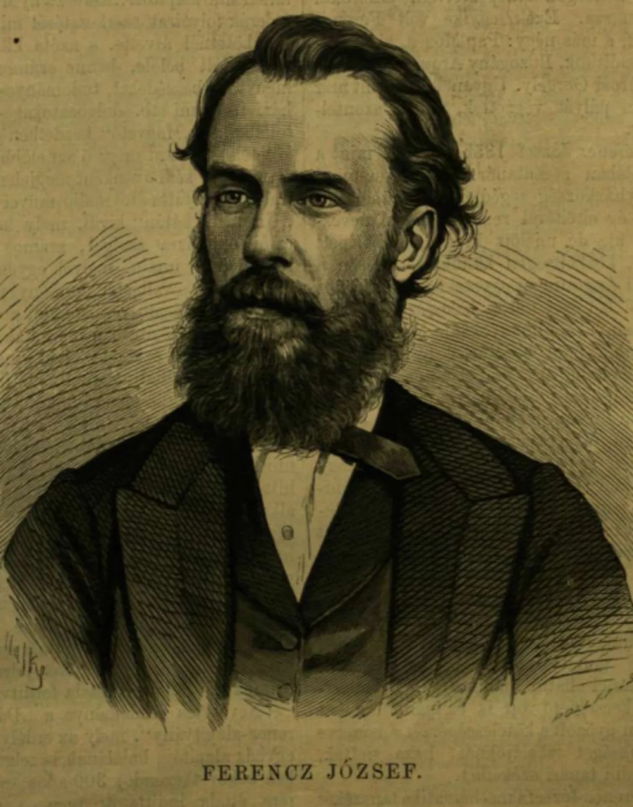 Portrait of József Ferencz (1835–1928) – memorial page