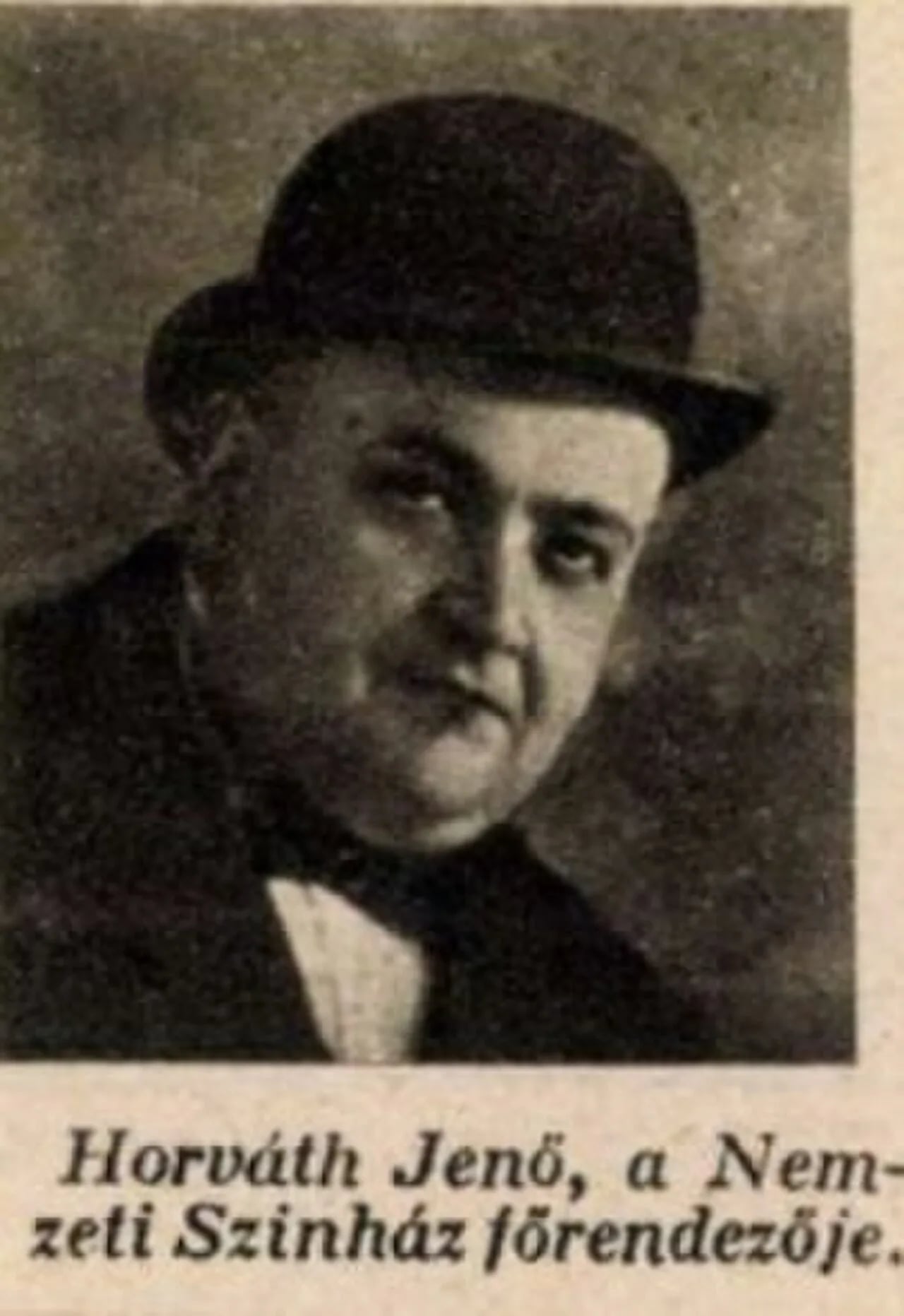 Portrait of Jenő Horváth (1881–1931) – memorial page