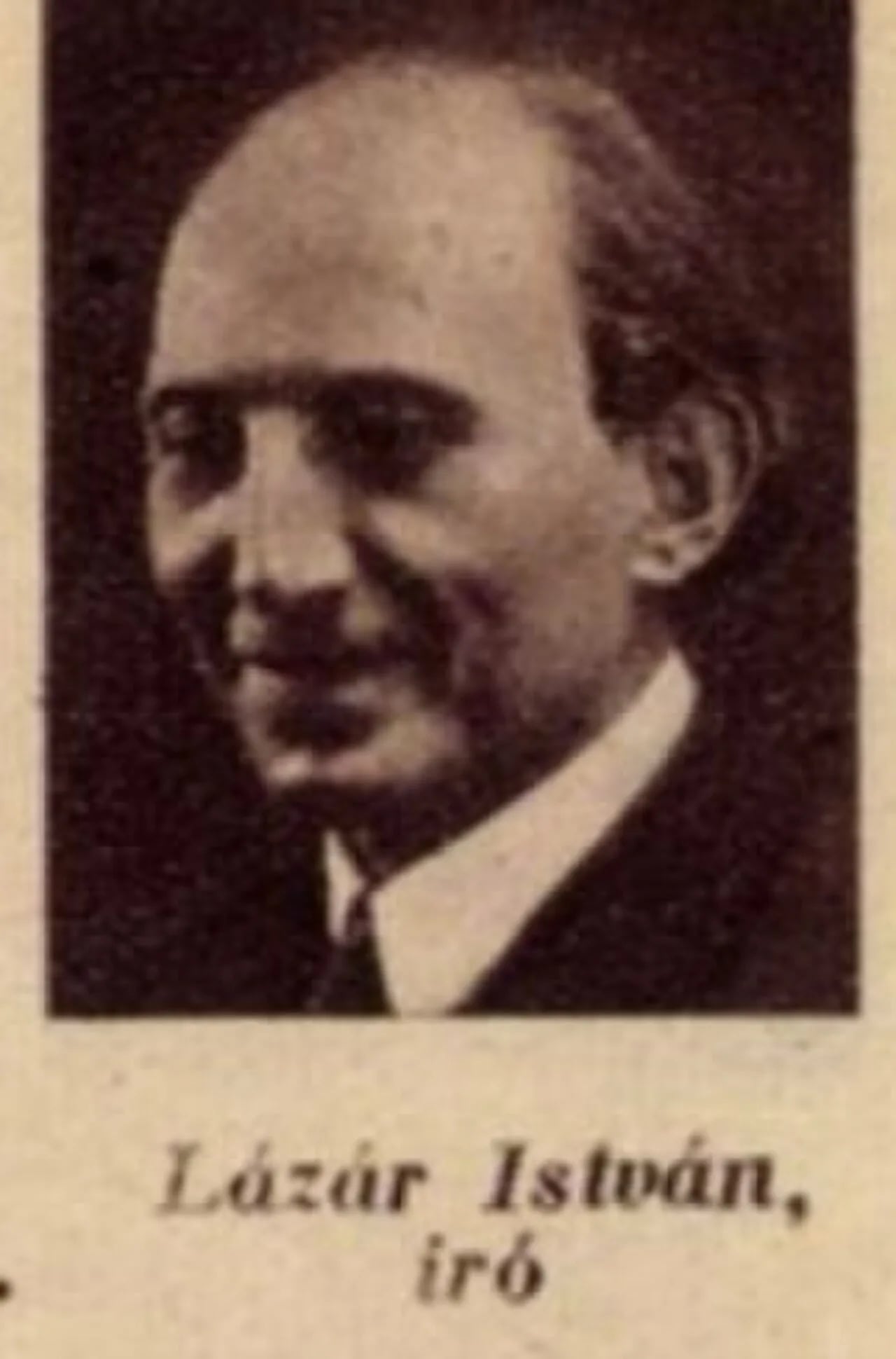Portrait of István Lázár (1881–1936) – memorial page