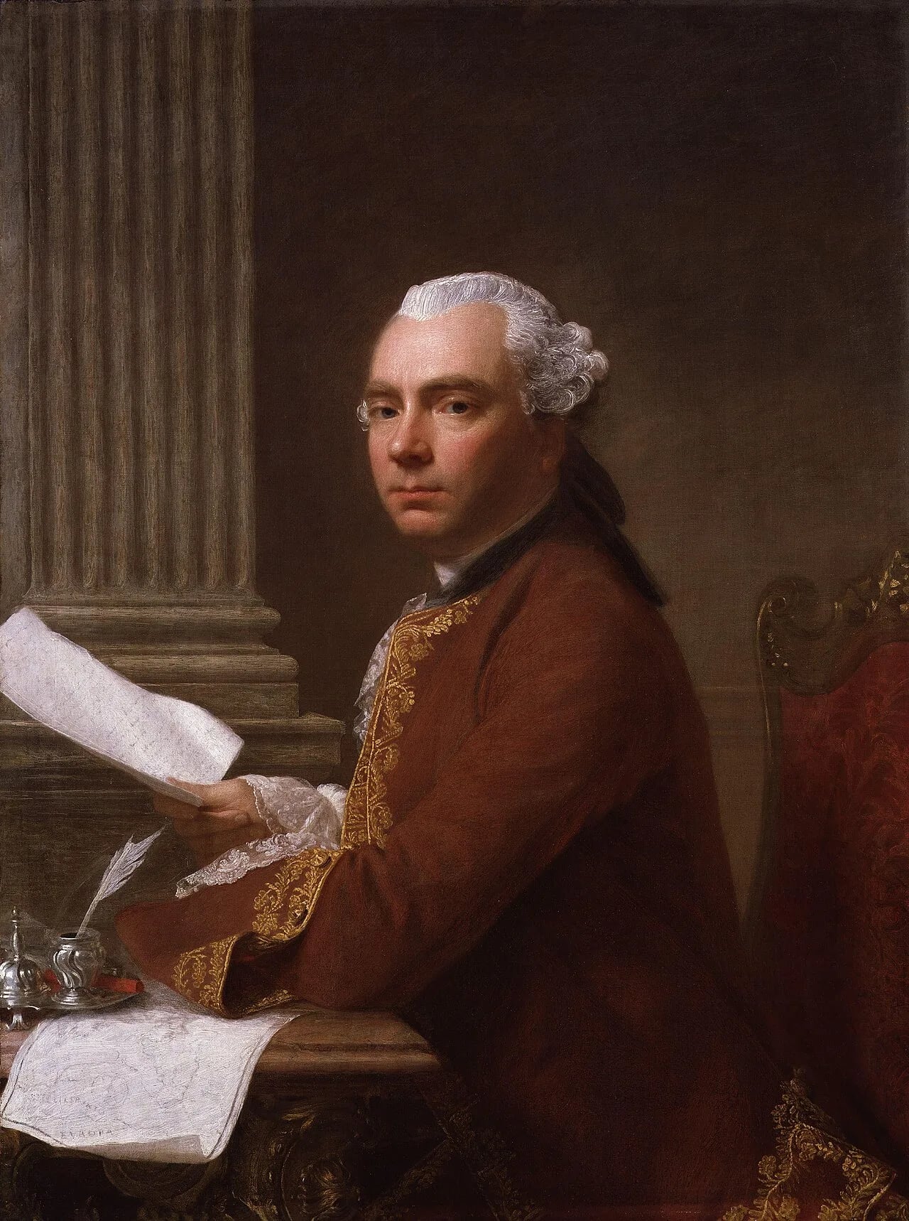 Porträt von Robert Wood (1717–1771) – Gedenkseite