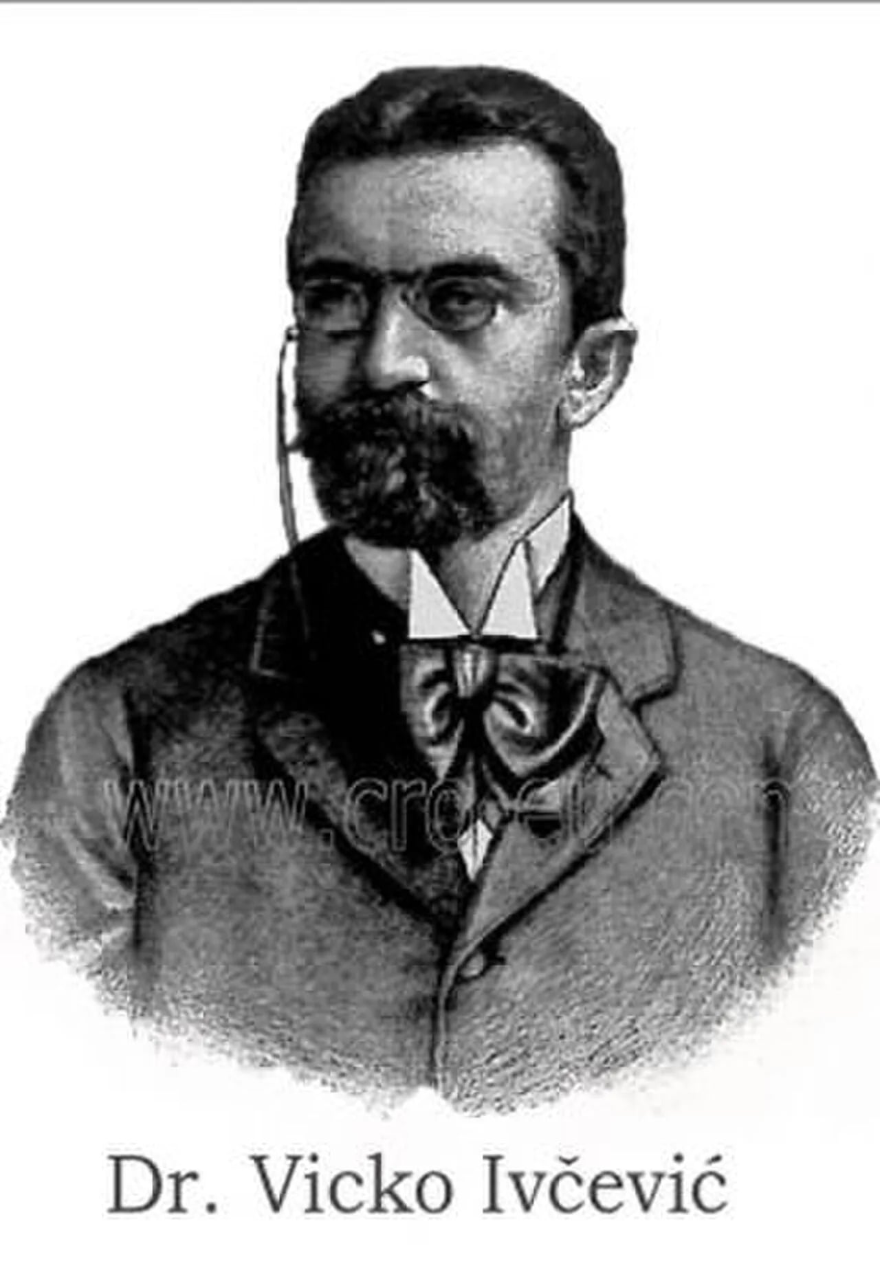 Porträt von Vicko Ivčević (1843–1922) – Gedenkseite