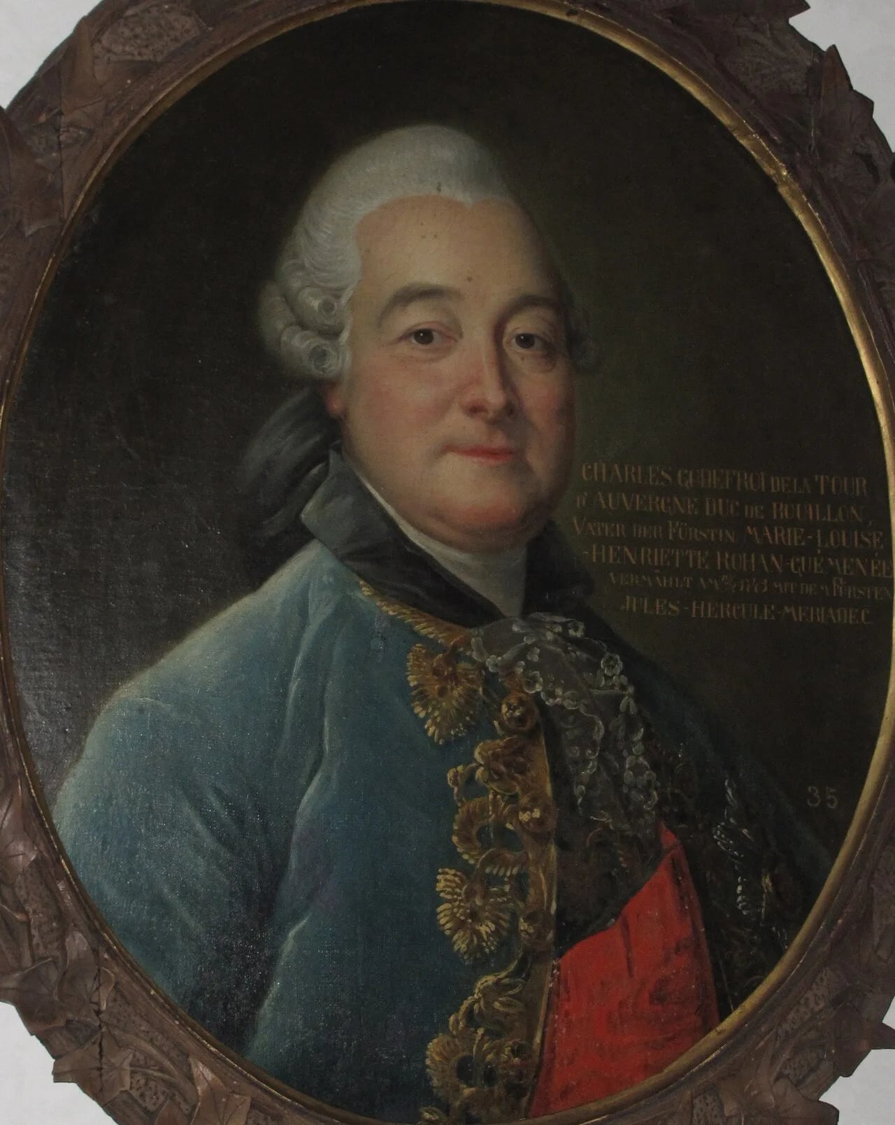 Portrait of Charles Godefroy de La Tour d'Auvergne (1706–1771) – memorial page