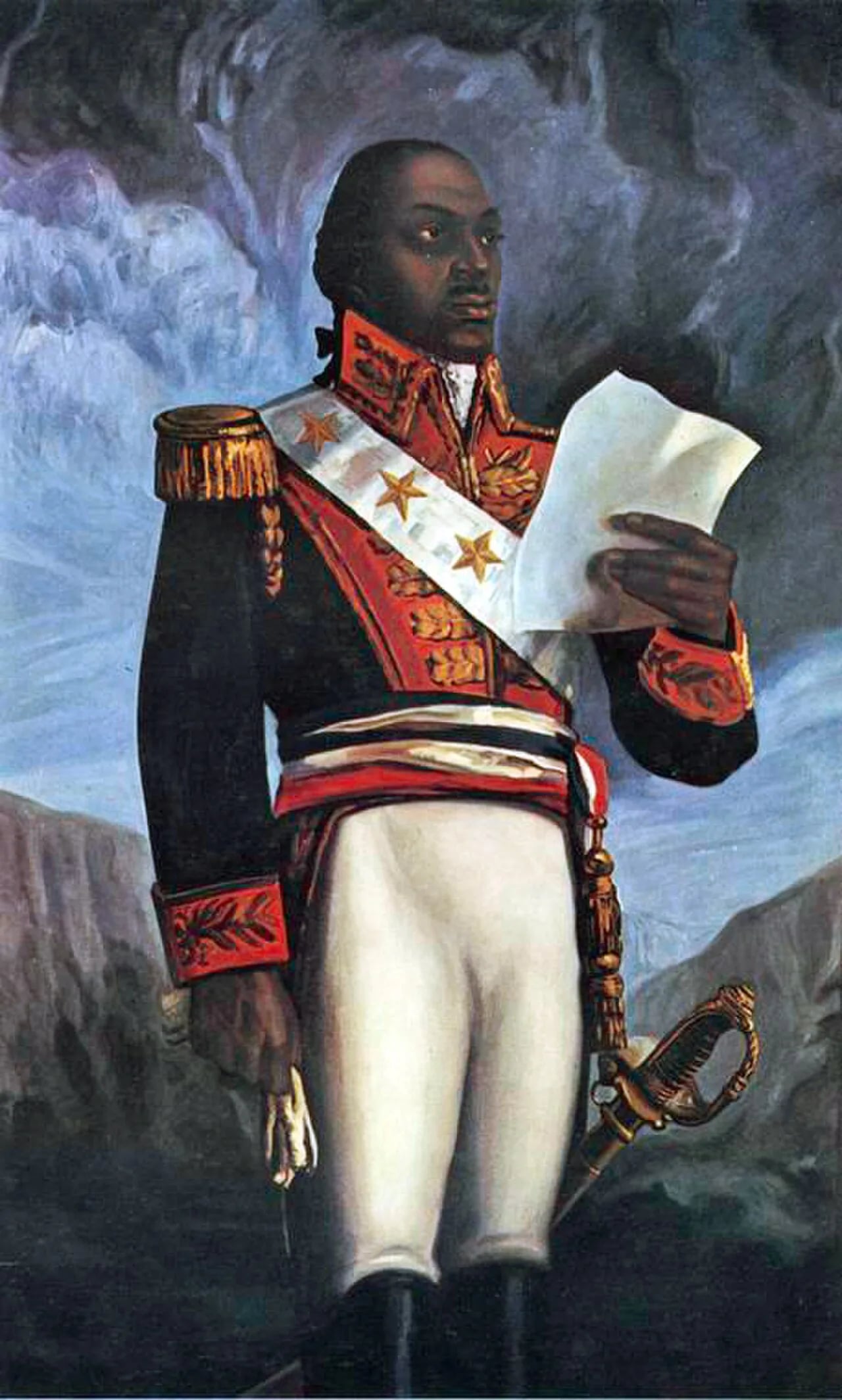 Porträt von Toussaint Louverture (1743–1803) – Gedenkseite