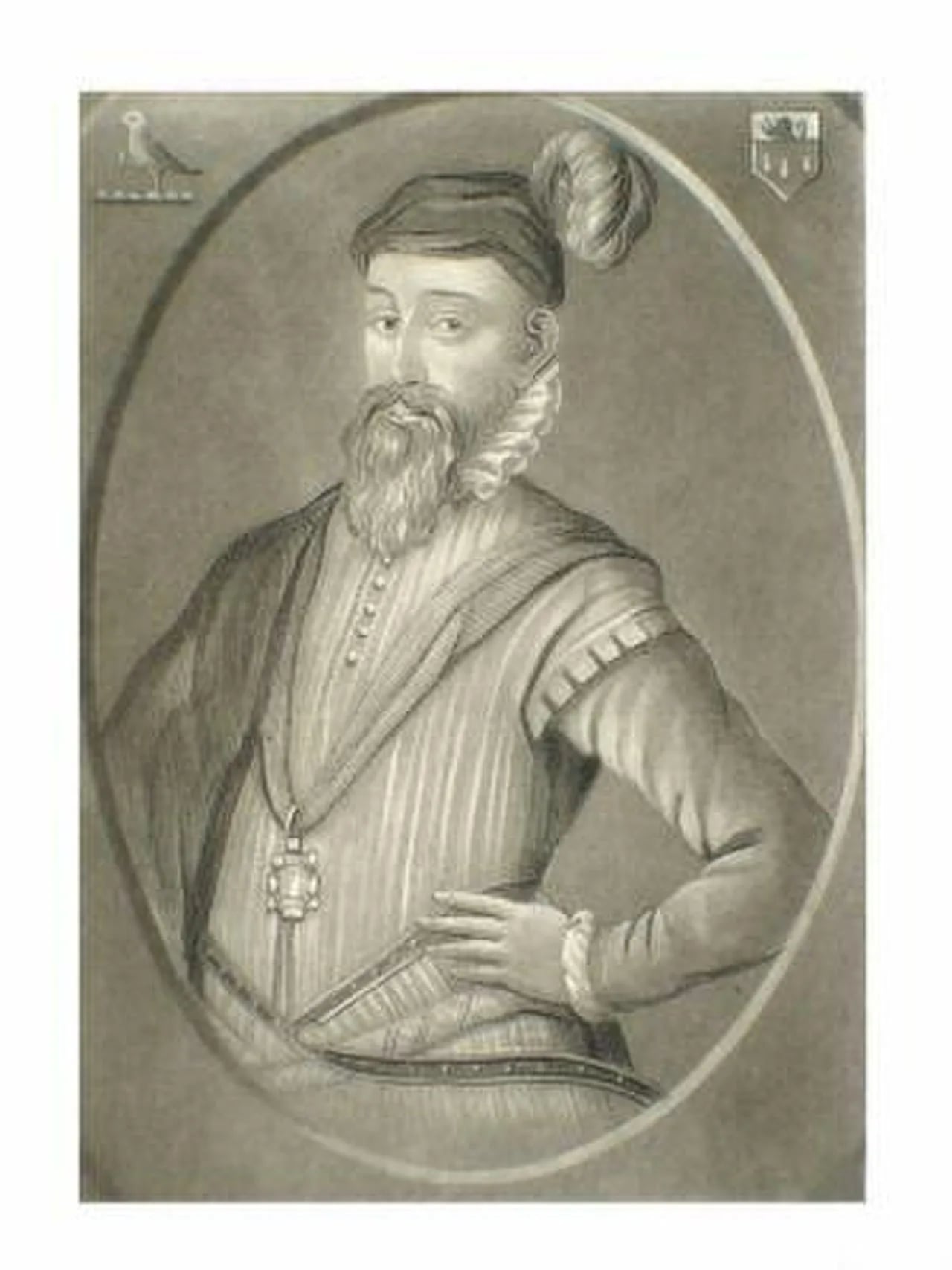 Porträt von John Perrot (1528–1592) – Gedenkseite