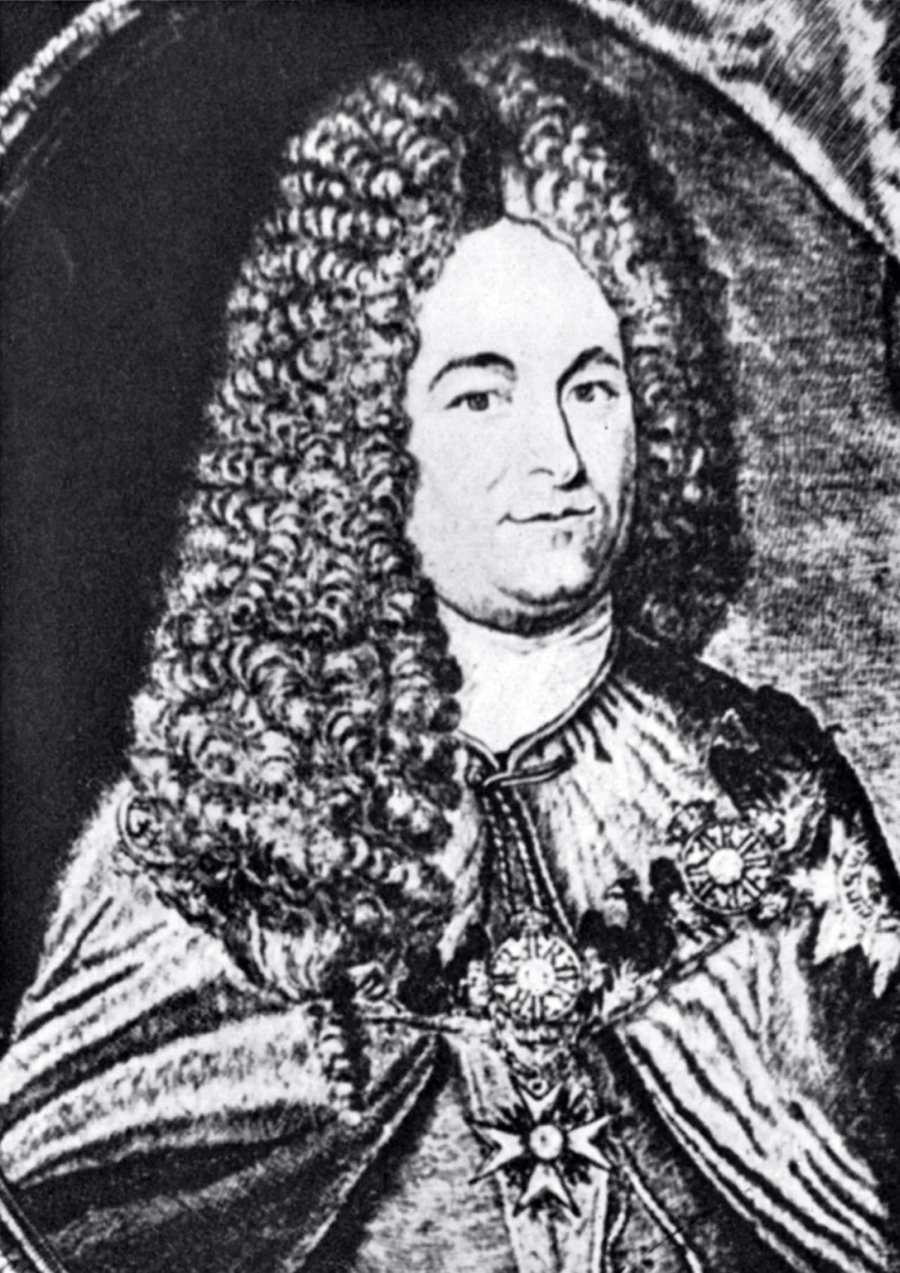 Porträt von Paul Anton von Kameke (1674–1717) – Gedenkseite
