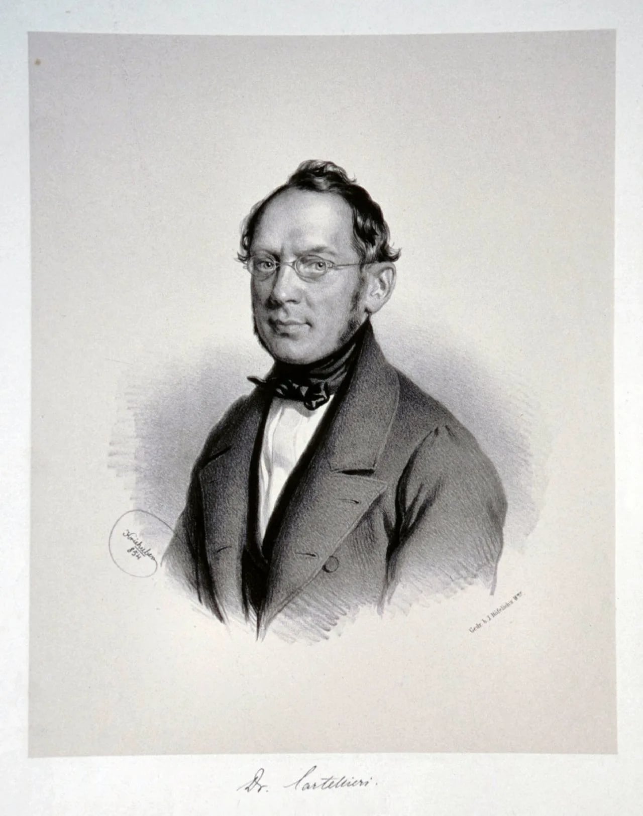 Porträt von Paul Cartellieri (1807–1881) – Gedenkseite