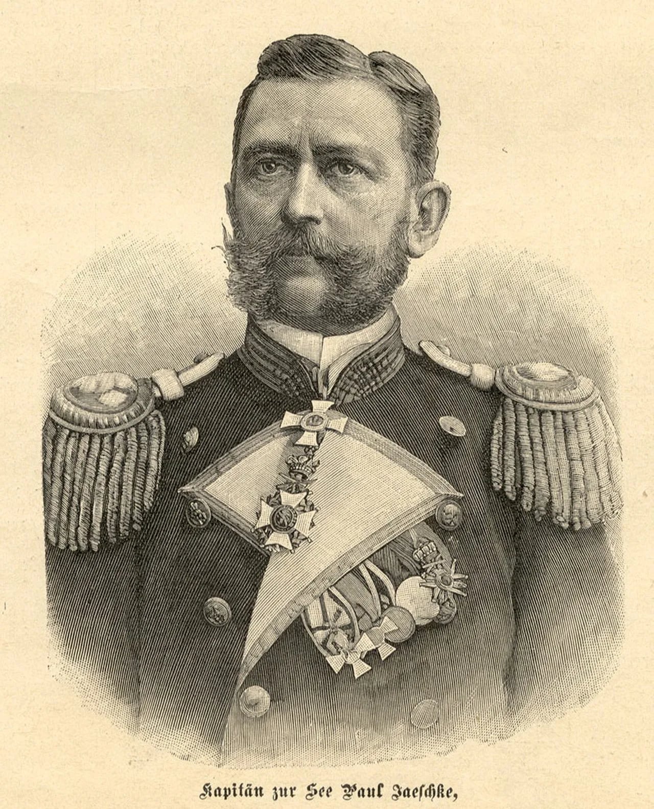 Porträt von Paul Jaeschke (1851–1901) – Gedenkseite