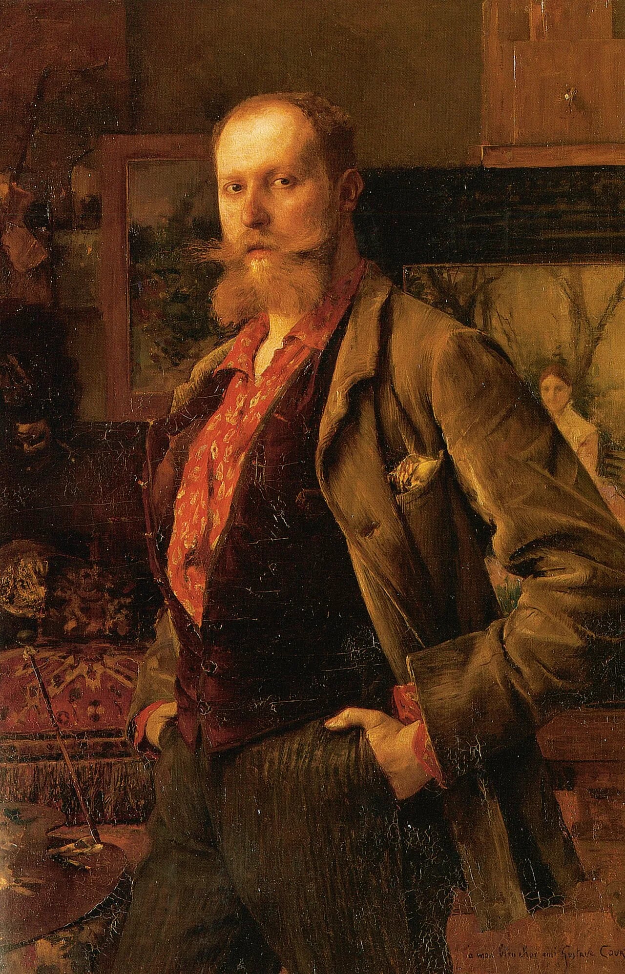 Portrait of Gustave Courtois (1852–1923) – memorial page