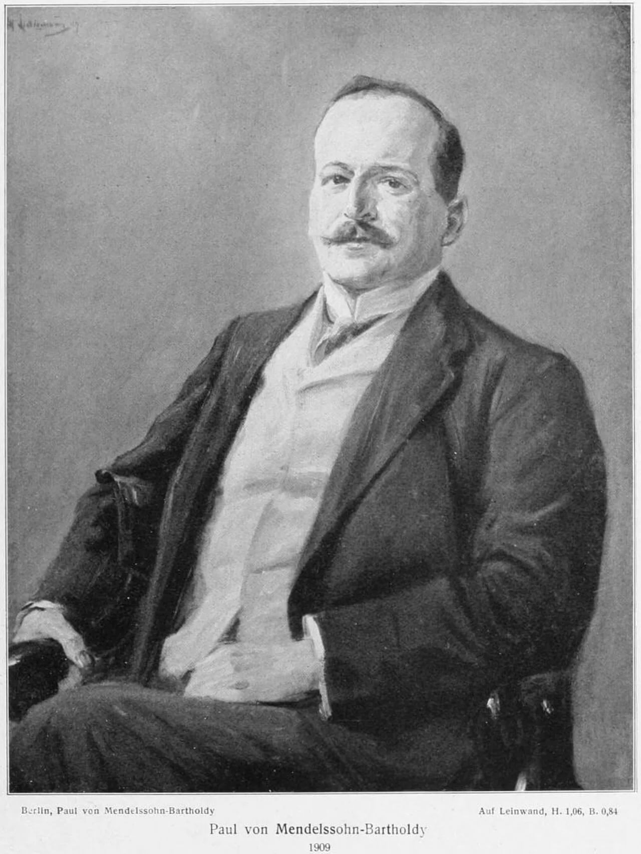 Porträt von Paul von Mendelssohn-Bartholdy (1875–1935) – Gedenkseite