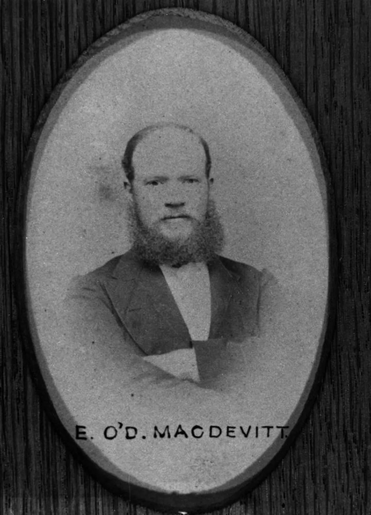 Porträt von Edward MacDevitt (1845–1898) – Gedenkseite