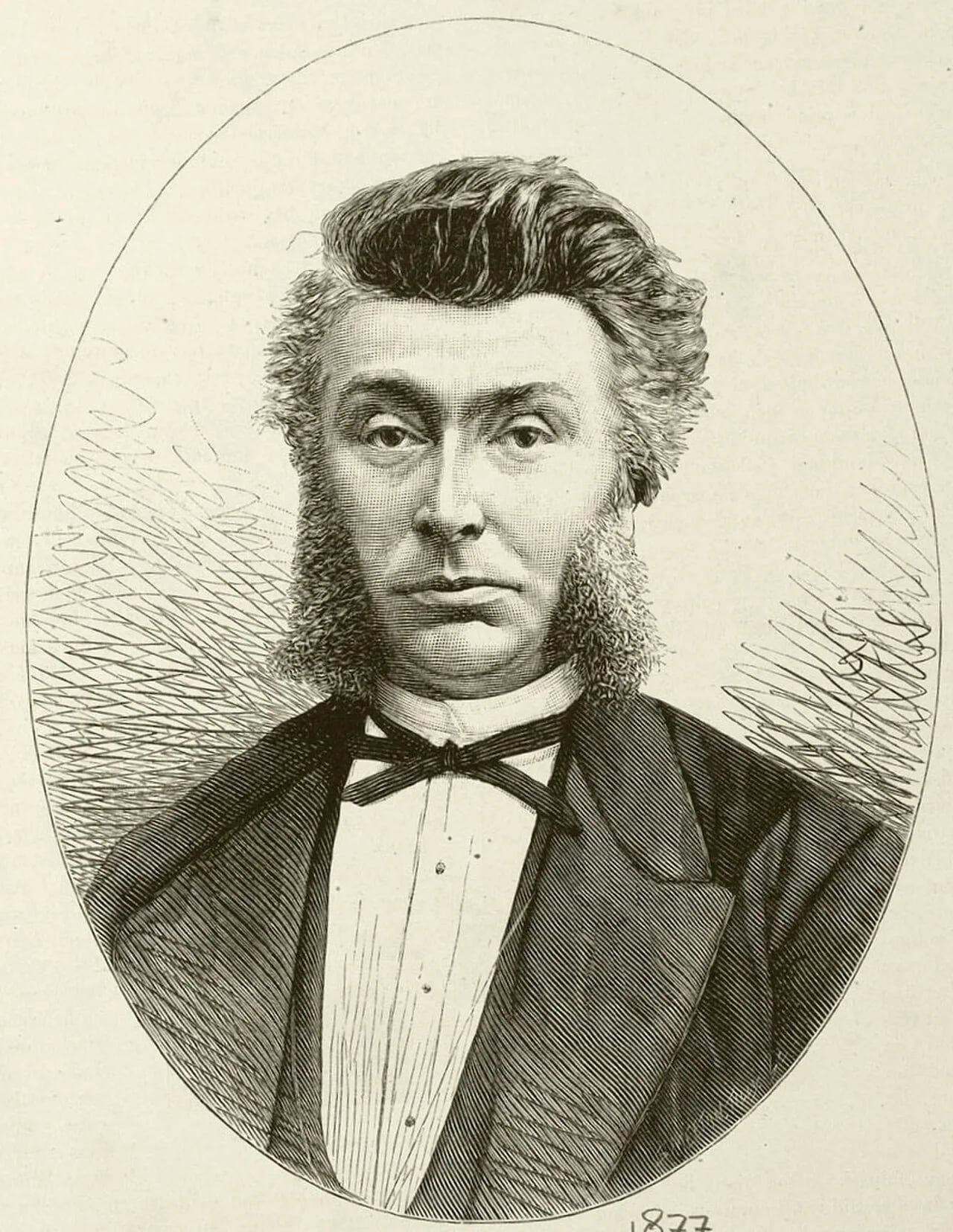Porträt von Antony Moens (1827–1899) – Gedenkseite