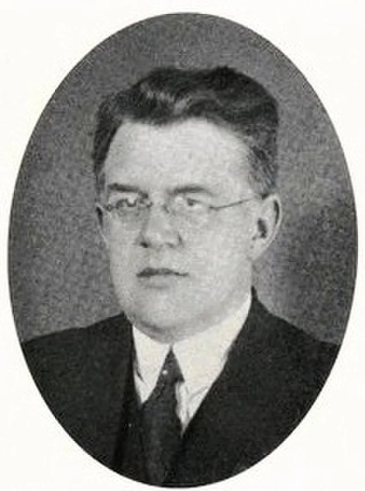 Portrait of Carl-Gunnar Wictorin (1892–1951) – memorial page