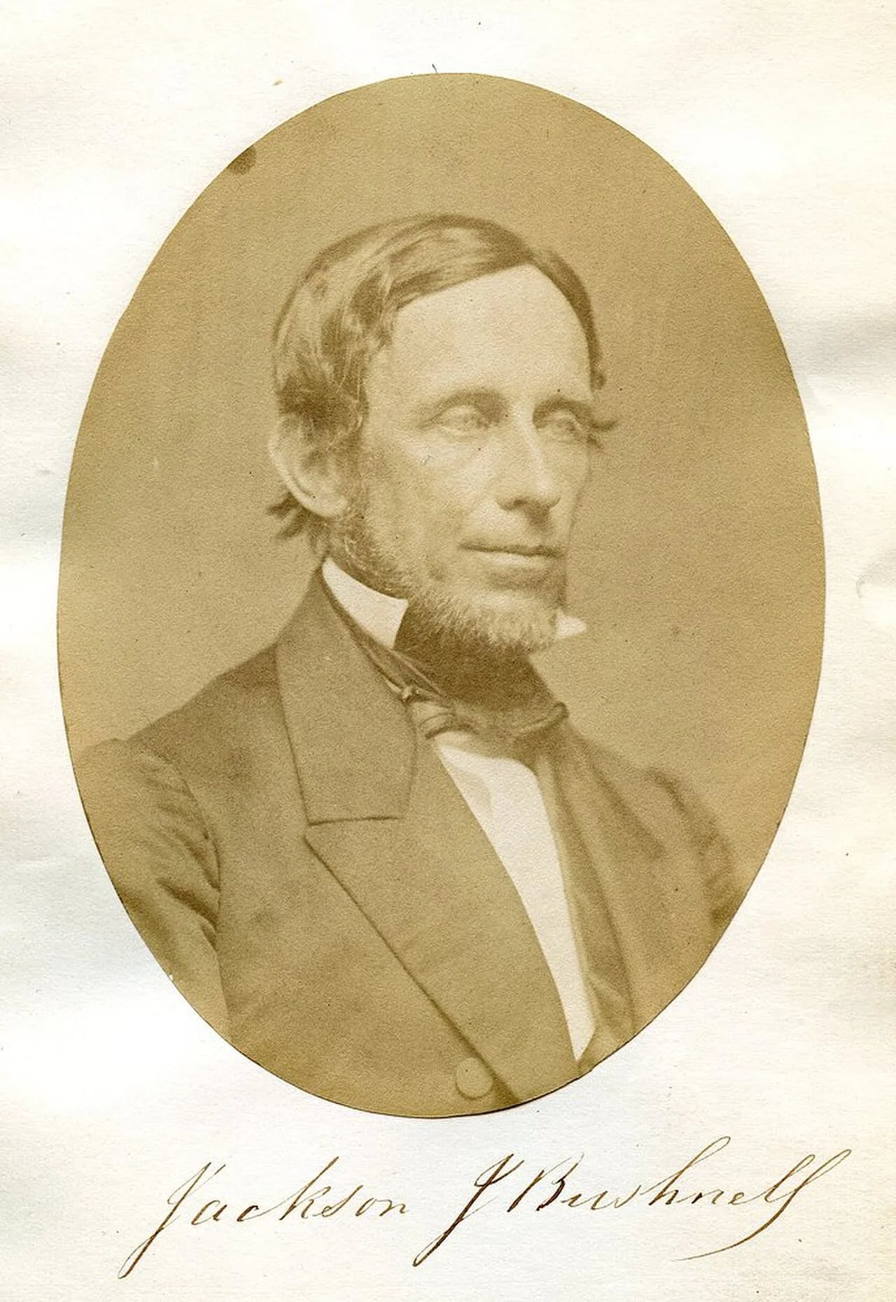 Portrait of Jackson J. Bushnell (1815–1873) – memorial page