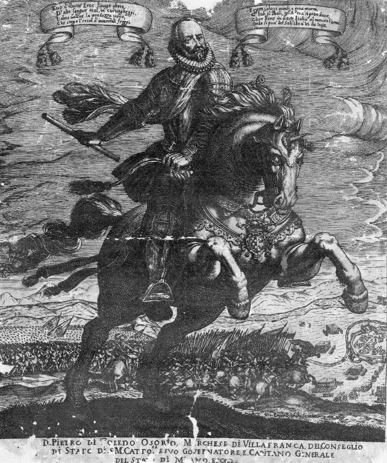 Portrait of Pedro Álvarez de Toledo, 5th Marquis of Villafranca (1546–1627) – memorial page