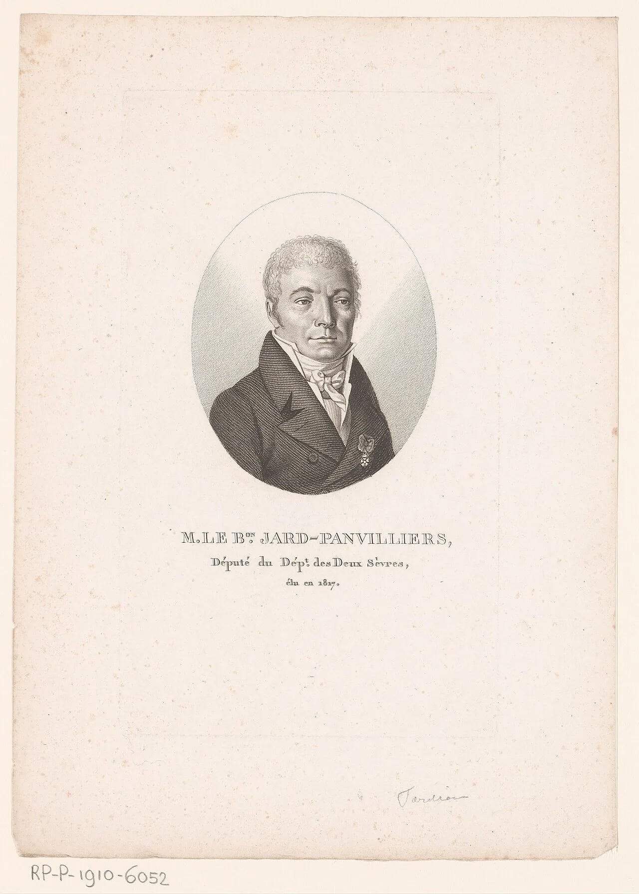 Portrait of Charles-Marcellin Jard-Panvillier (1789–1852) – memorial page