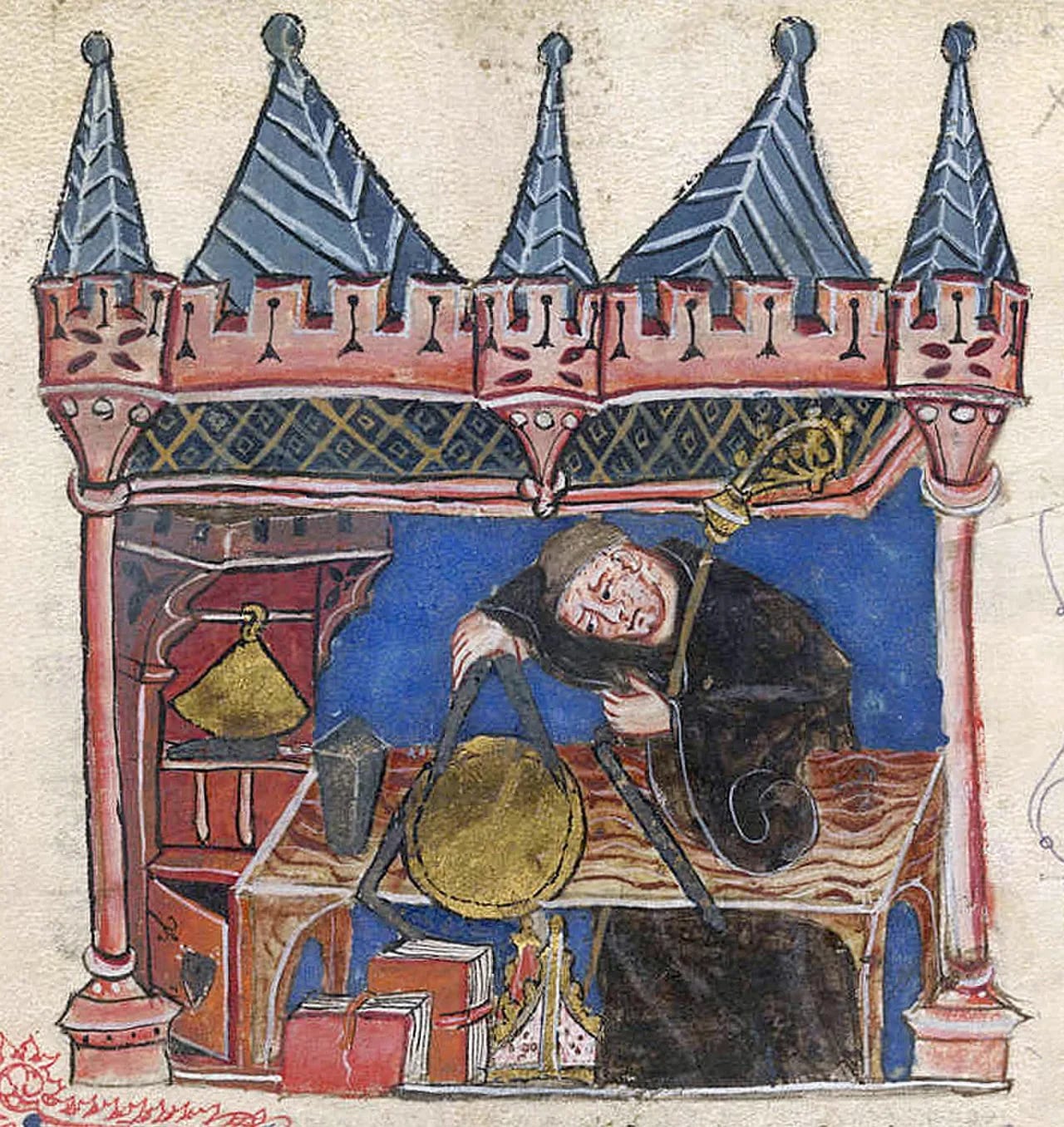 Porträt von Richard von Wallingford (1292–1336) – Gedenkseite